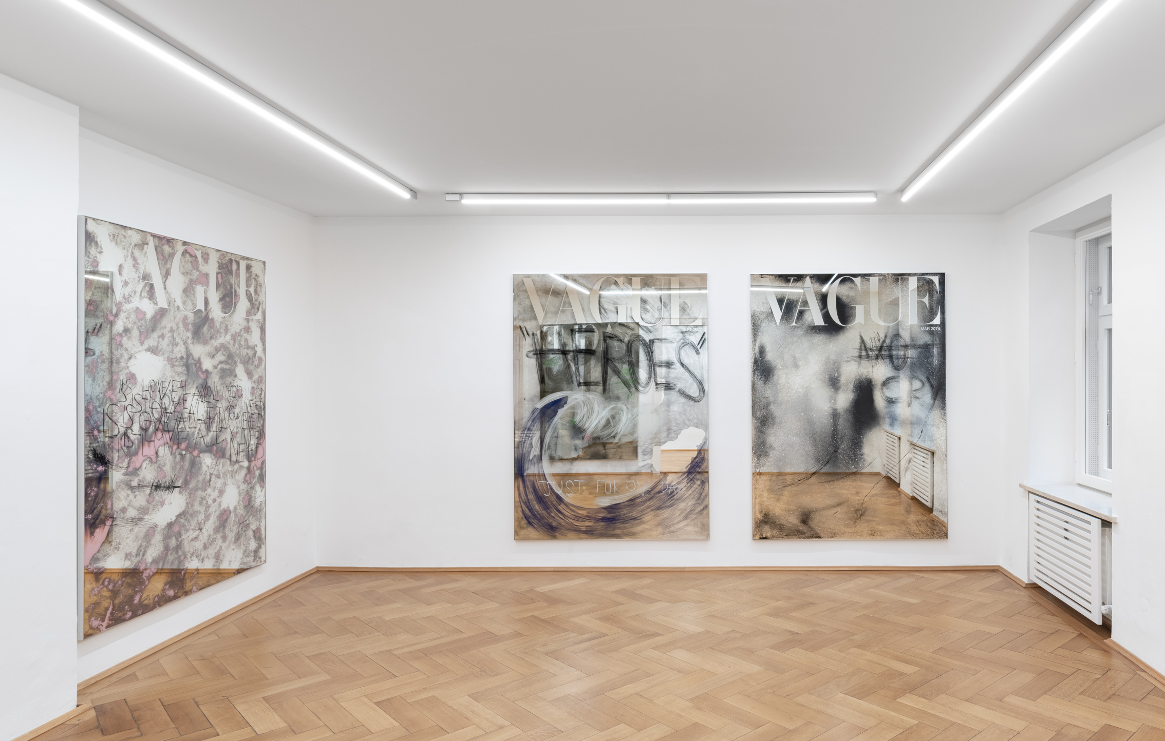Installation view, Olga Migliaressi-Phoca: DIRTY DANCING, Britta Rettberg Munich, 2025.