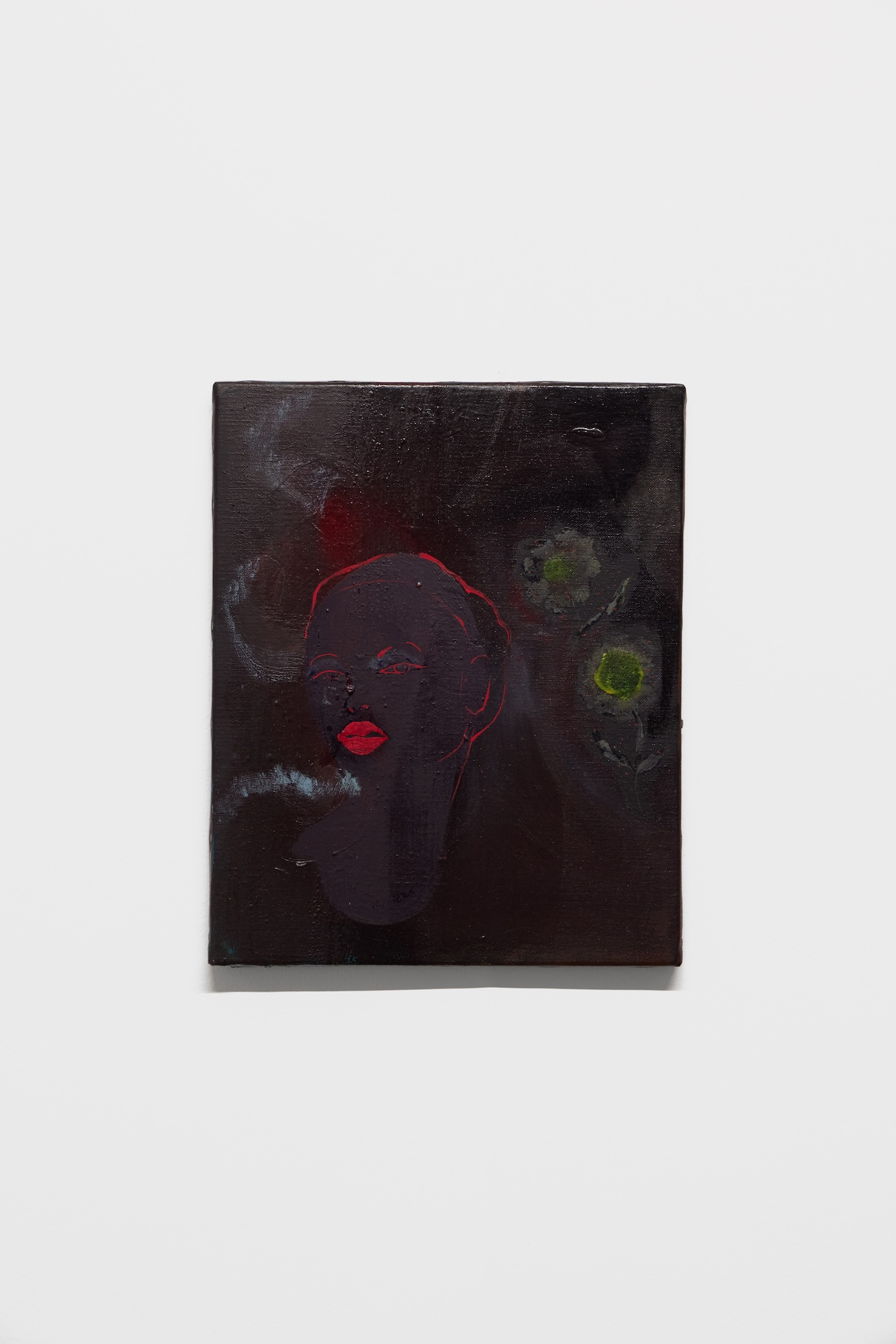 Inès di Folco Jemni, Lamento della ninfa, 2025, oil on canvas, 41 × 33,5 × 2 cm. Courtesy of the artist and Crèvecœur, Paris.