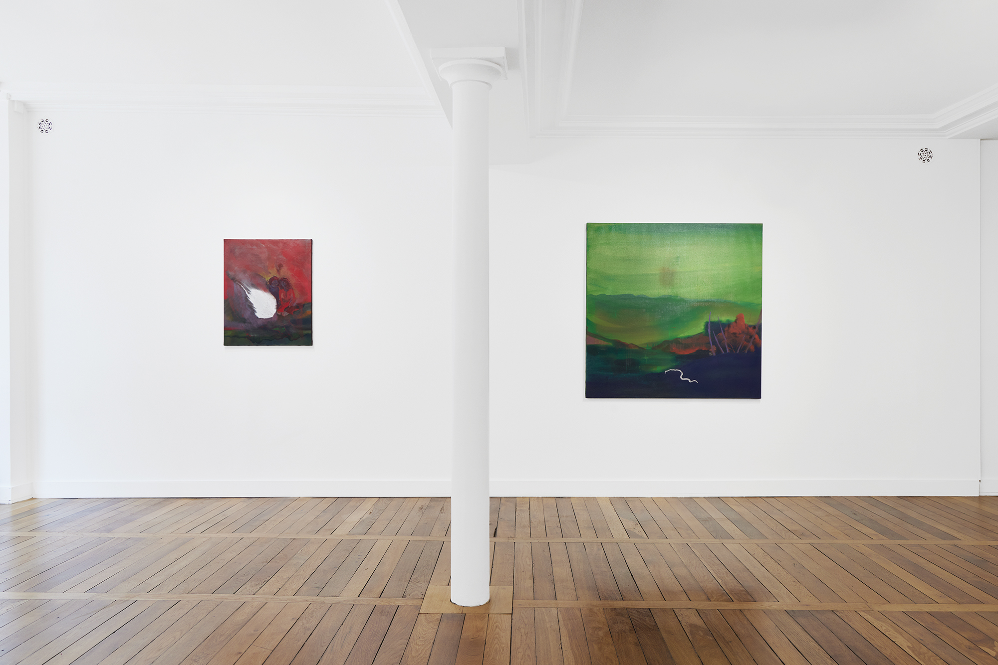 Exhibition view, Inès di Folco Jemni, Elixir, 2025, Crèvecœur, Paris. Courtesy of the artist and Crèvecœur, Paris.
