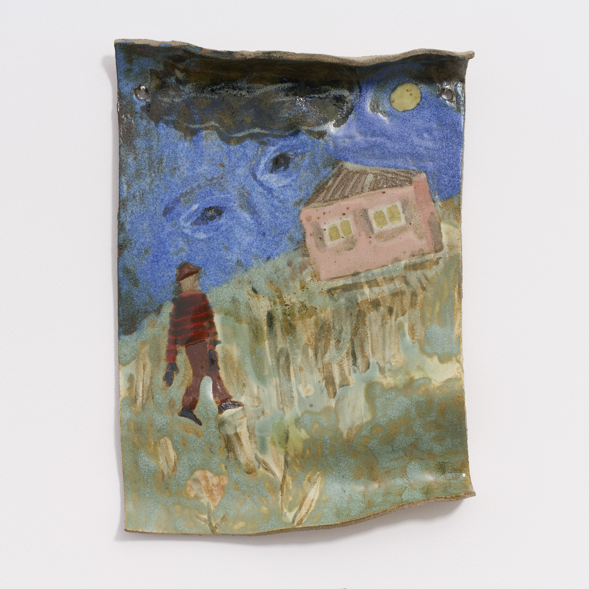 Untitled, 2024, Ceramic, enamel, 28 x 20 cm