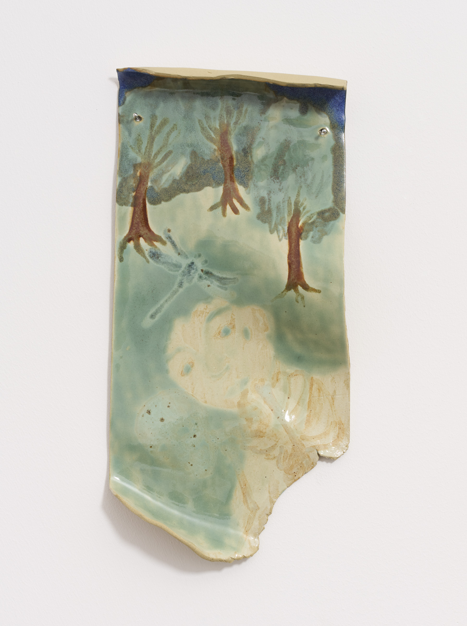 Untitled, 2024, Ceramic, enamel, 31 x 15 cm
