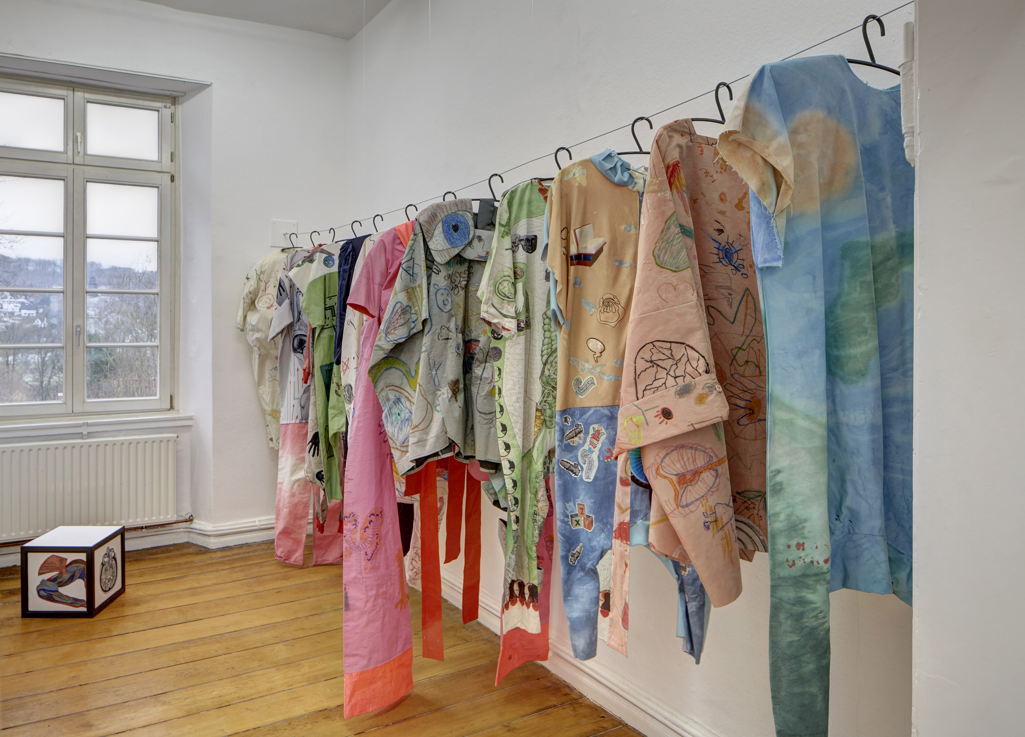 Mariechen Danz, Knot in Arrow, 2025, Installation view at Kunstverein Arnsberg. Photo: Michel Ptasinski.