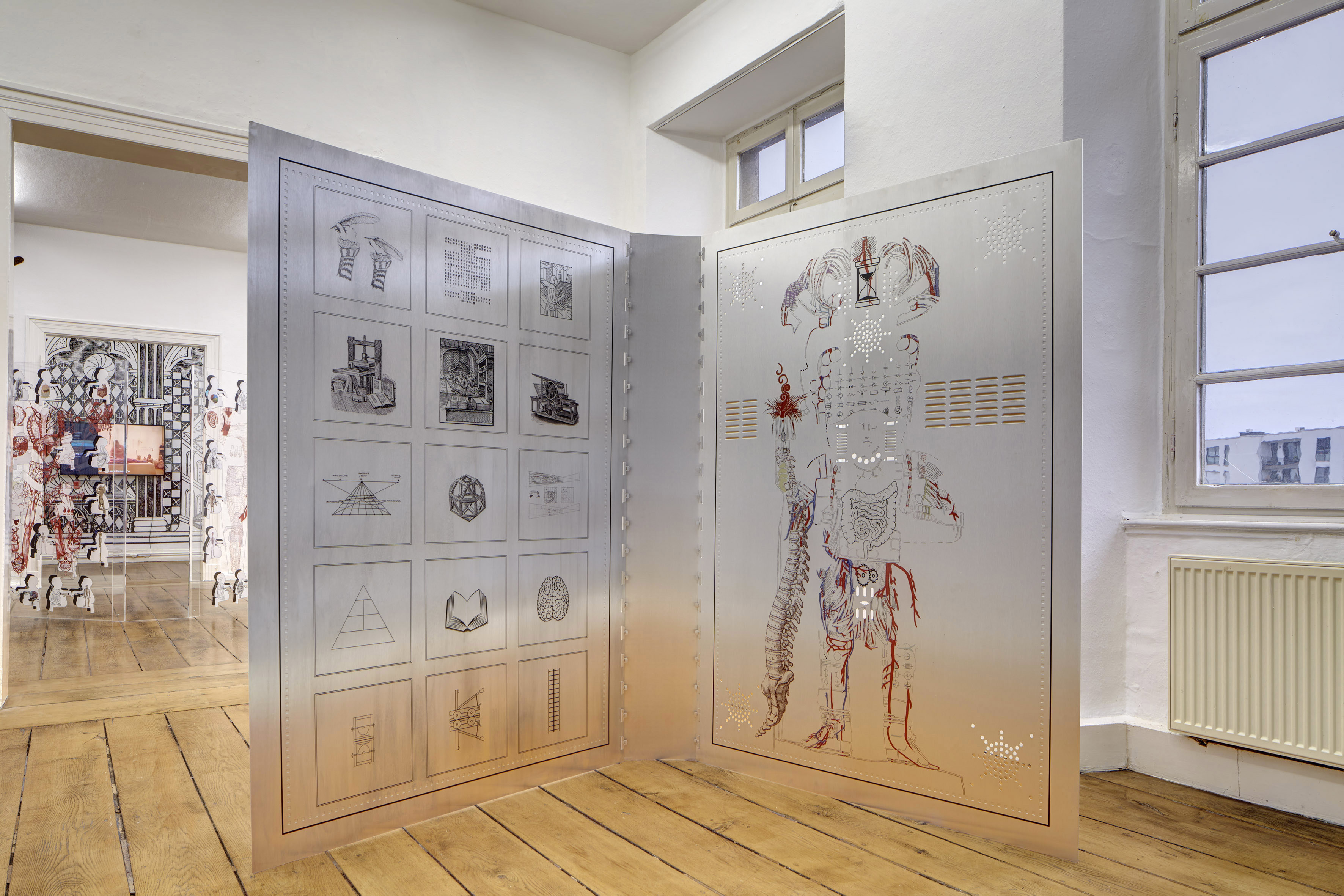 Mariechen Danz, Knot in Arrow, 2025, Installation view at Kunstverein Arnsberg. Photo: Michel Ptasinski.