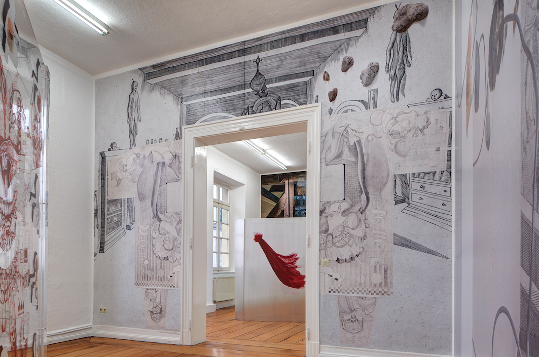 Mariechen Danz, Knot in Arrow, 2025, Installation view at Kunstverein Arnsberg. Photo: Michel Ptasinski.