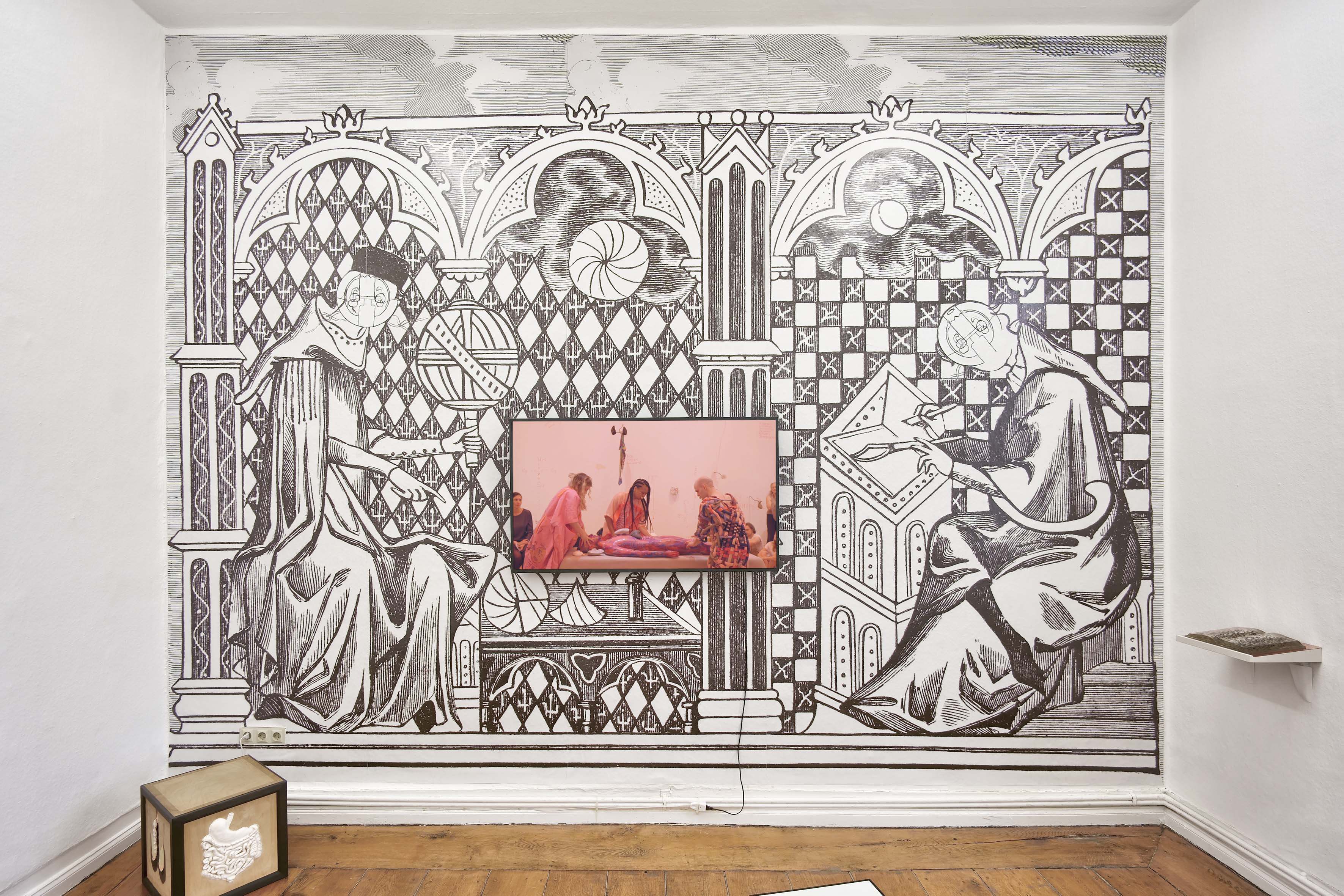 Mariechen Danz, Knot in Arrow, 2025, Installation view at Kunstverein Arnsberg. Photo: Michel Ptasinski.