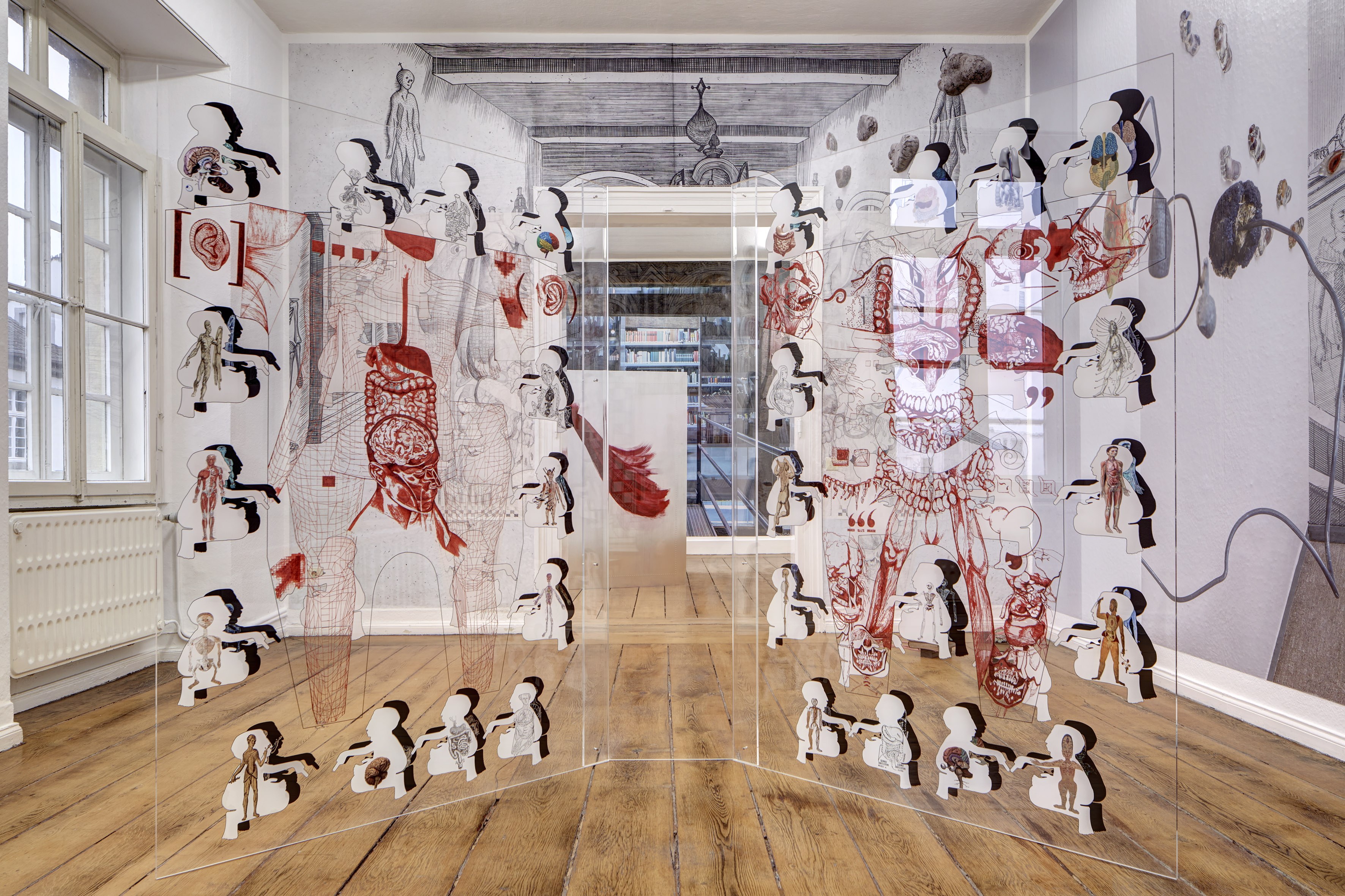 Mariechen Danz, Knot in Arrow, 2025, Installation view at Kunstverein Arnsberg. Photo: Michel Ptasinski.