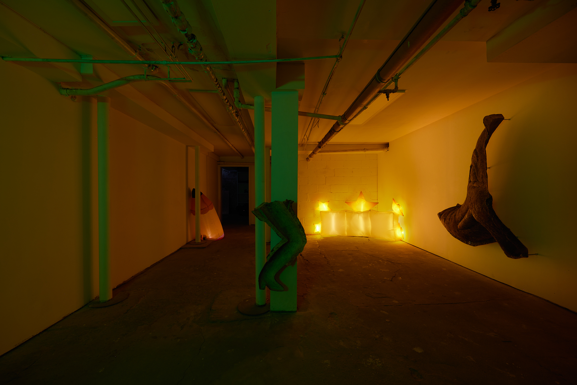 Jacob Jackmauh, âAdmissions,â 2025, installation view, Parent Company, New York