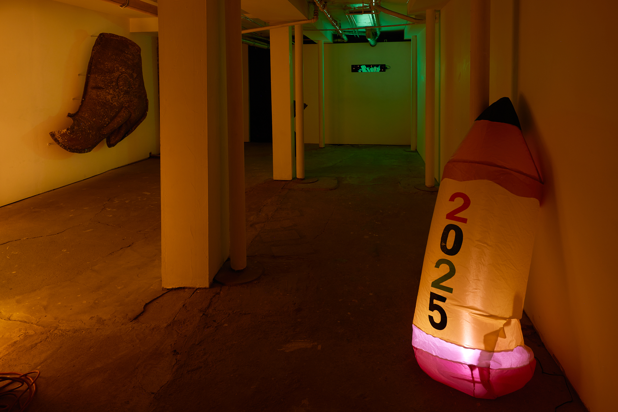 Jacob Jackmauh, âAdmissions,â 2025, installation view, Parent Company, New York