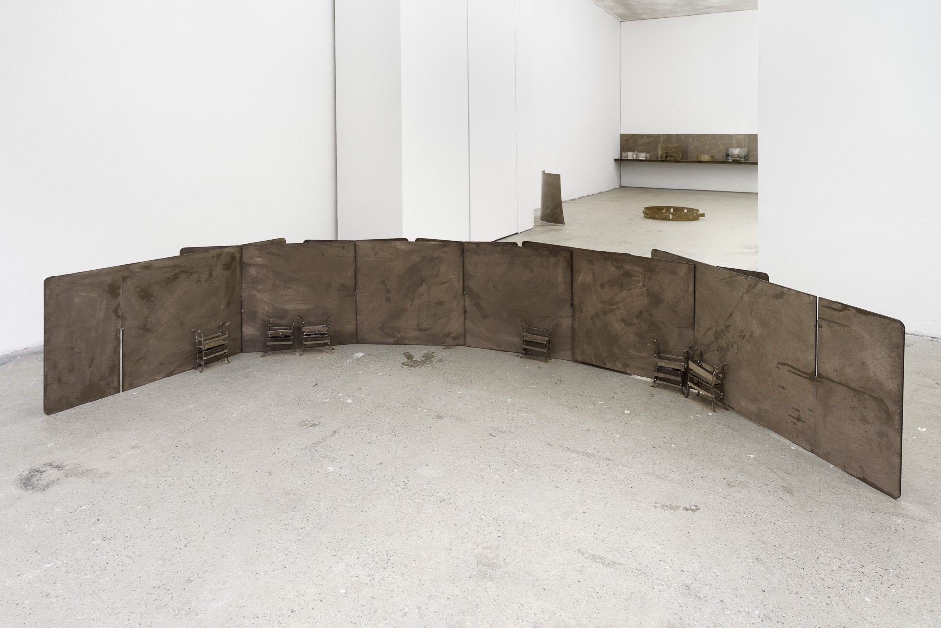 Laura Sebastianes, The Houses Of The Serpent Bearer, The 6th House, Lucas Hirsch, Duesseldorf, curated by Pina Bendfeld, Installation view, Photo by Jana Buch