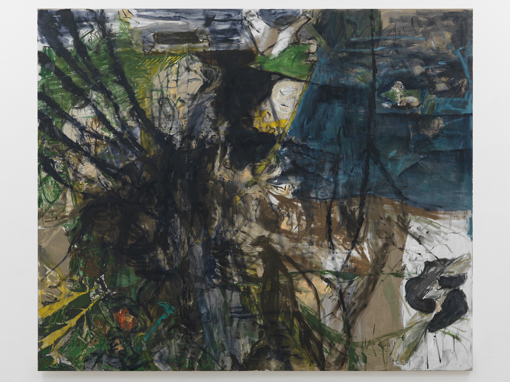 I just had a bite, 2024, oil on linen, 200 x 240 cm