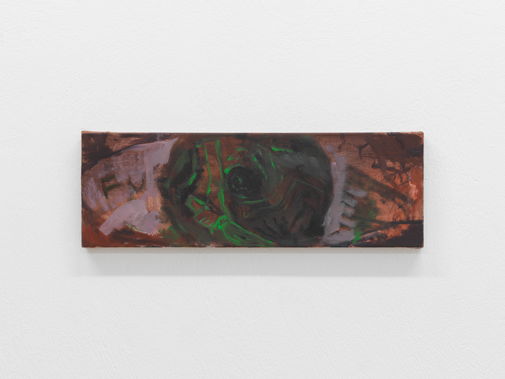 Sfgdd, 2024, oil on linen, 20 x 60 cm