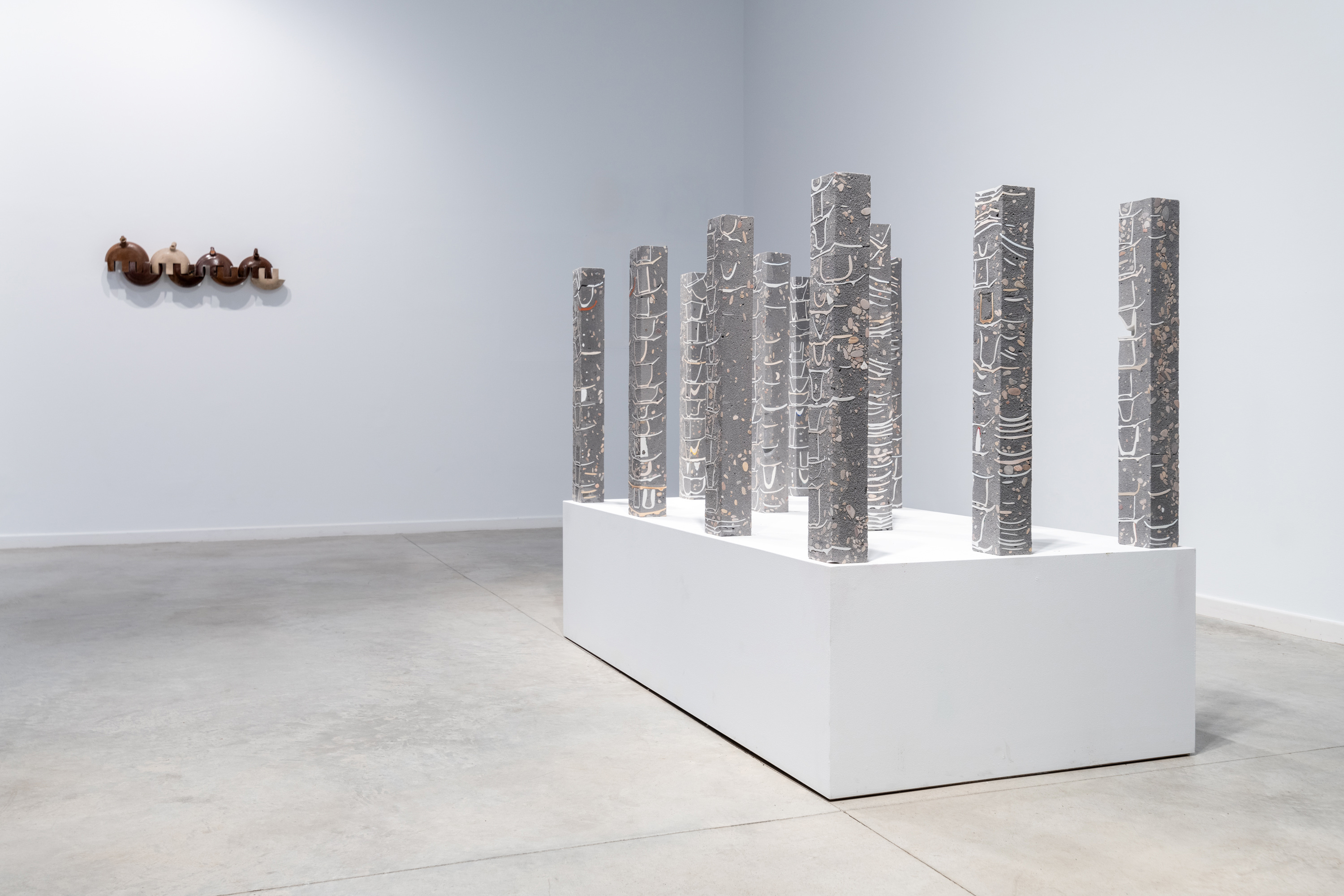 Javier Carro Temboury, Intercontainers, installation view, Centro de Arte de Alcobendas, Madrid, Spain. 2025