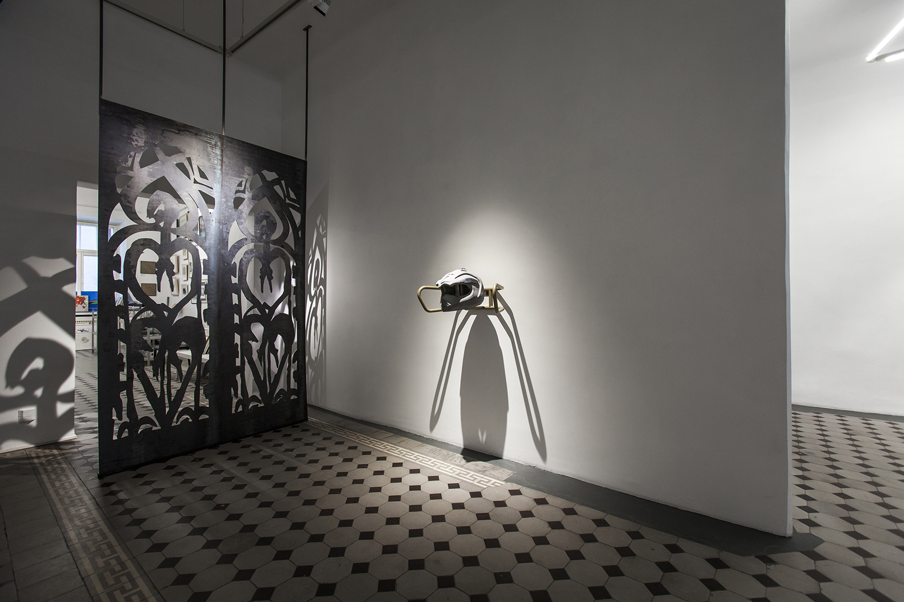 Exhibition view of "Samurai Horizon" by Madlen Hirtentreu. Photography by Alana Proosa