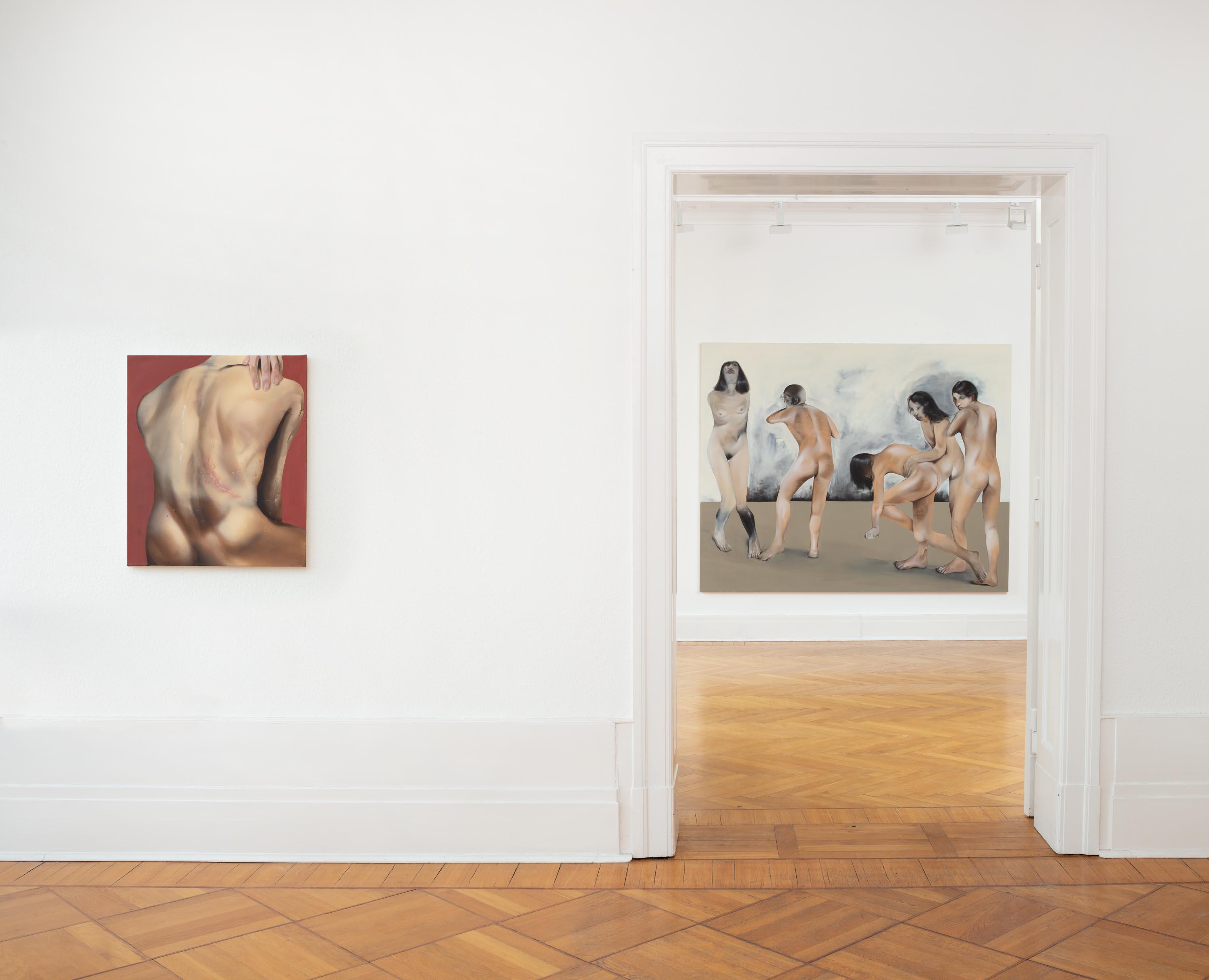 Installation view: Elsa Rouy â I Pictured Skin at GNYP Gallery Berlin, 2025. Courtesy of the Artist & GNYP Gallery / Credits: Ludger Paffrath / Copyright: The Artist