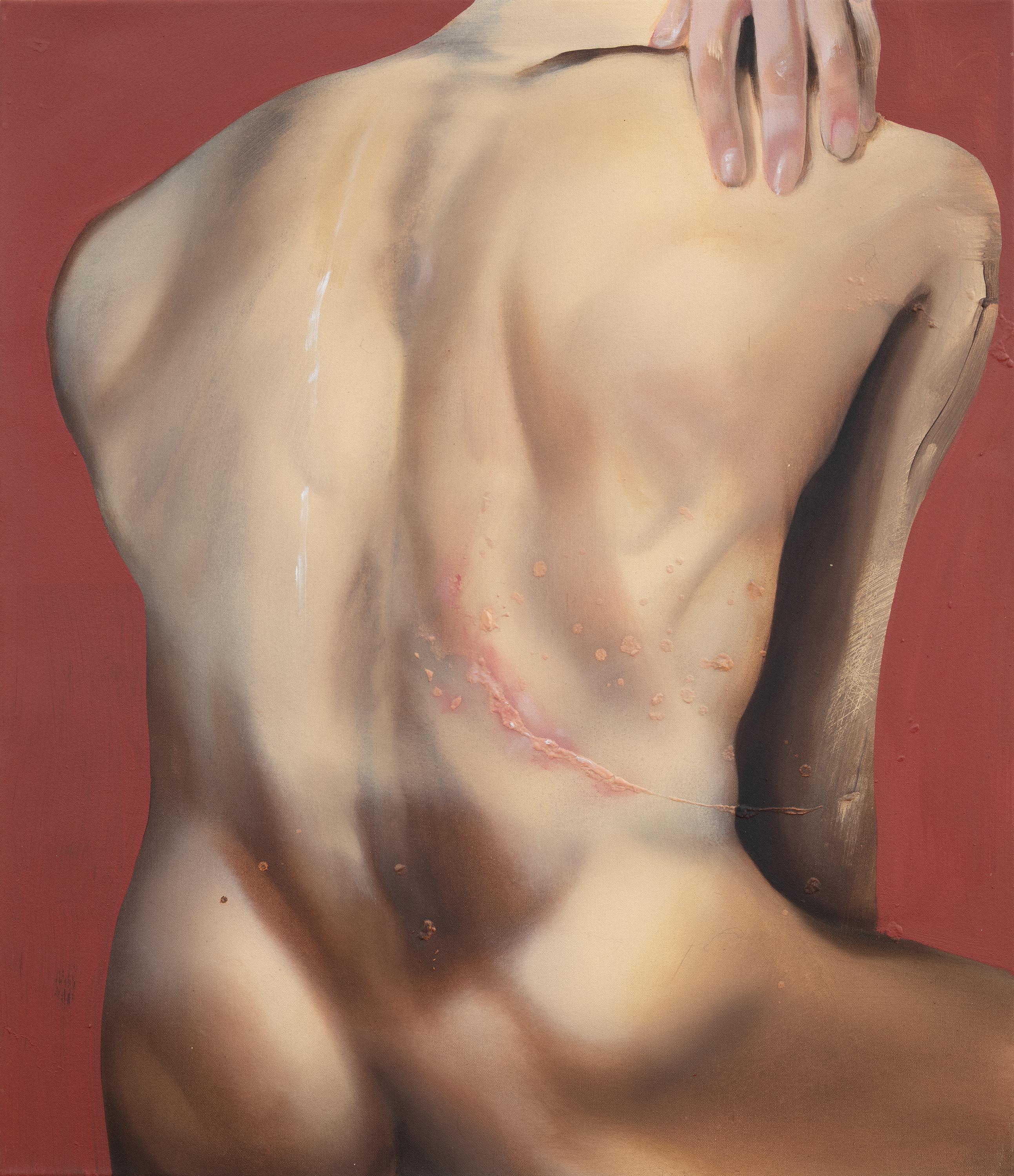 The Fragile, 2024-2025, Acrylic on canvas, 70 x 60 cm. Courtesy of the Artist & GNYP Gallery / Copyright: The Artist