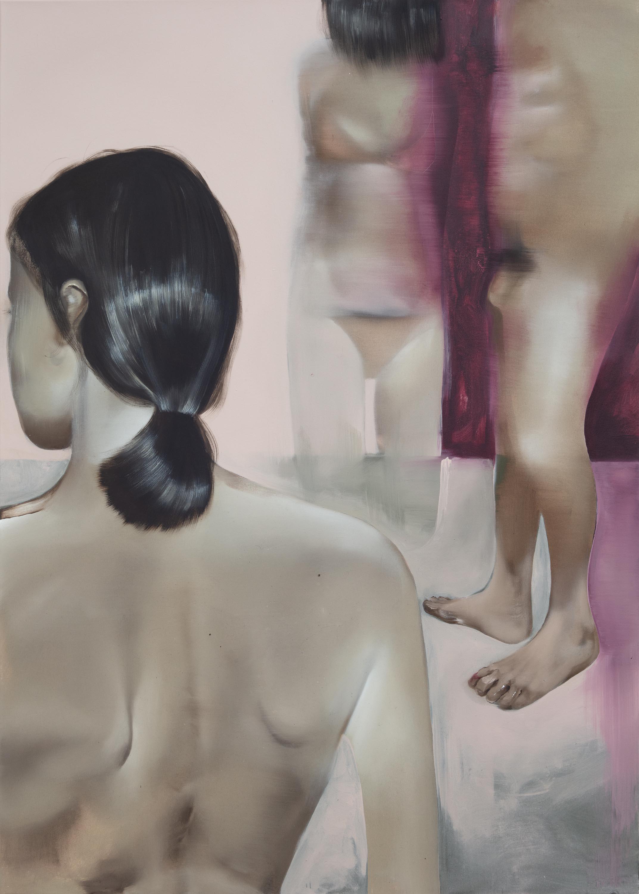 To be expected, 2025, Acrylic on canvas, 140 x 100 cm. Courtesy of the Artist & GNYP Gallery / Copyright: The Artist