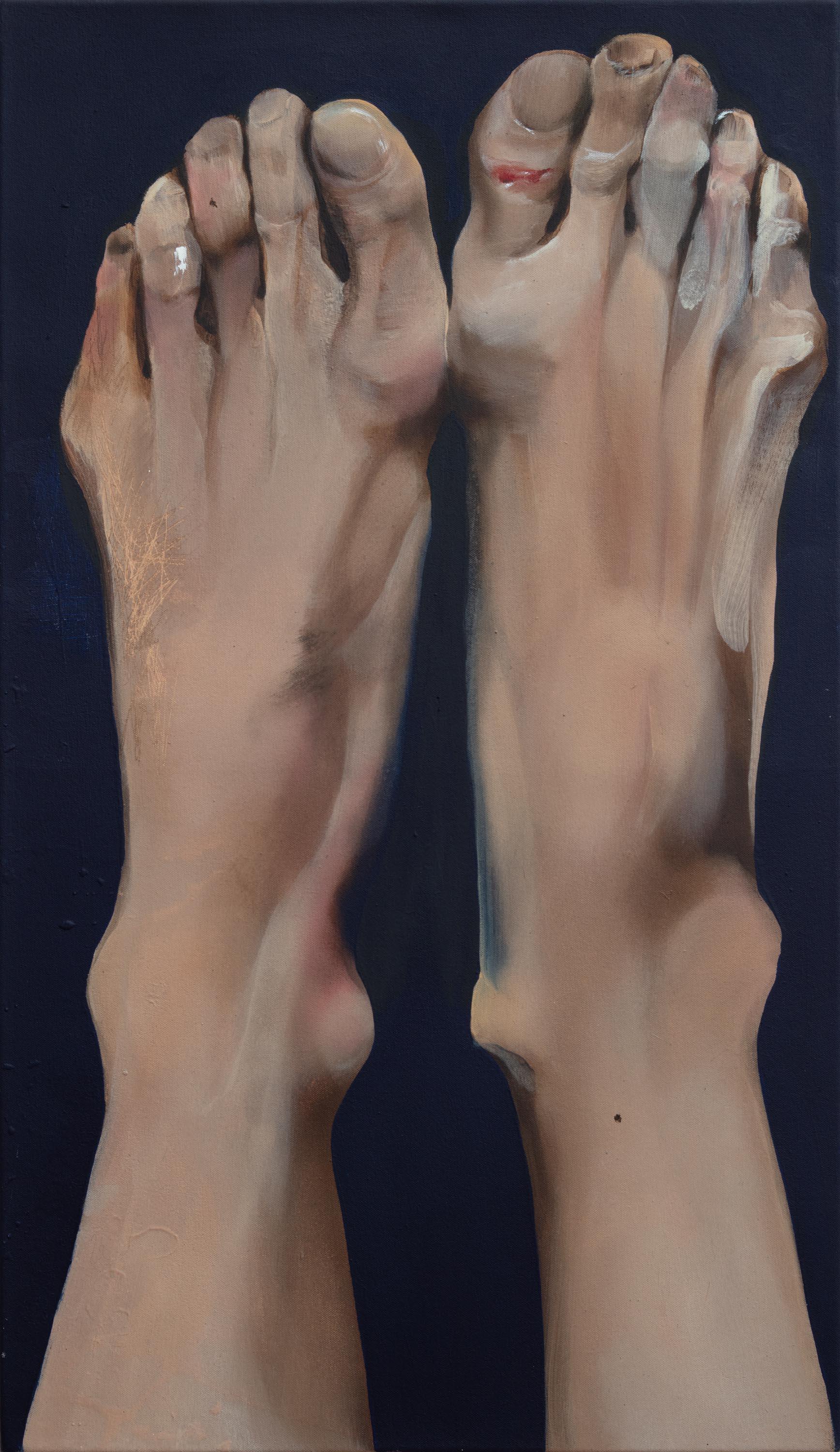 A Soft Spot, 2024-2025, Acrylic on canvas, 40 x 70 cm. Courtesy of the Artist & GNYP Gallery / Copyright: The Artist