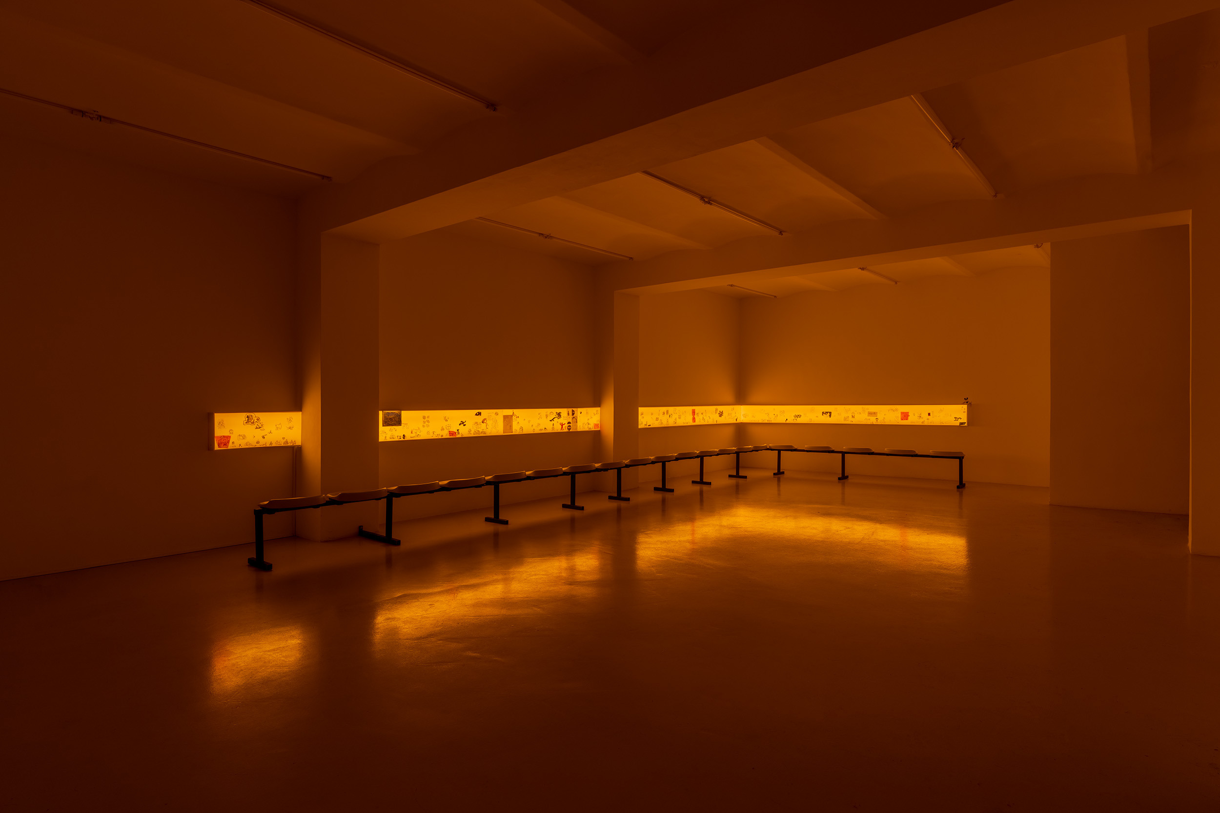 Exhibition view, Gallery of failure or museum of trying, Miki Tkacz at Galeria Skala.