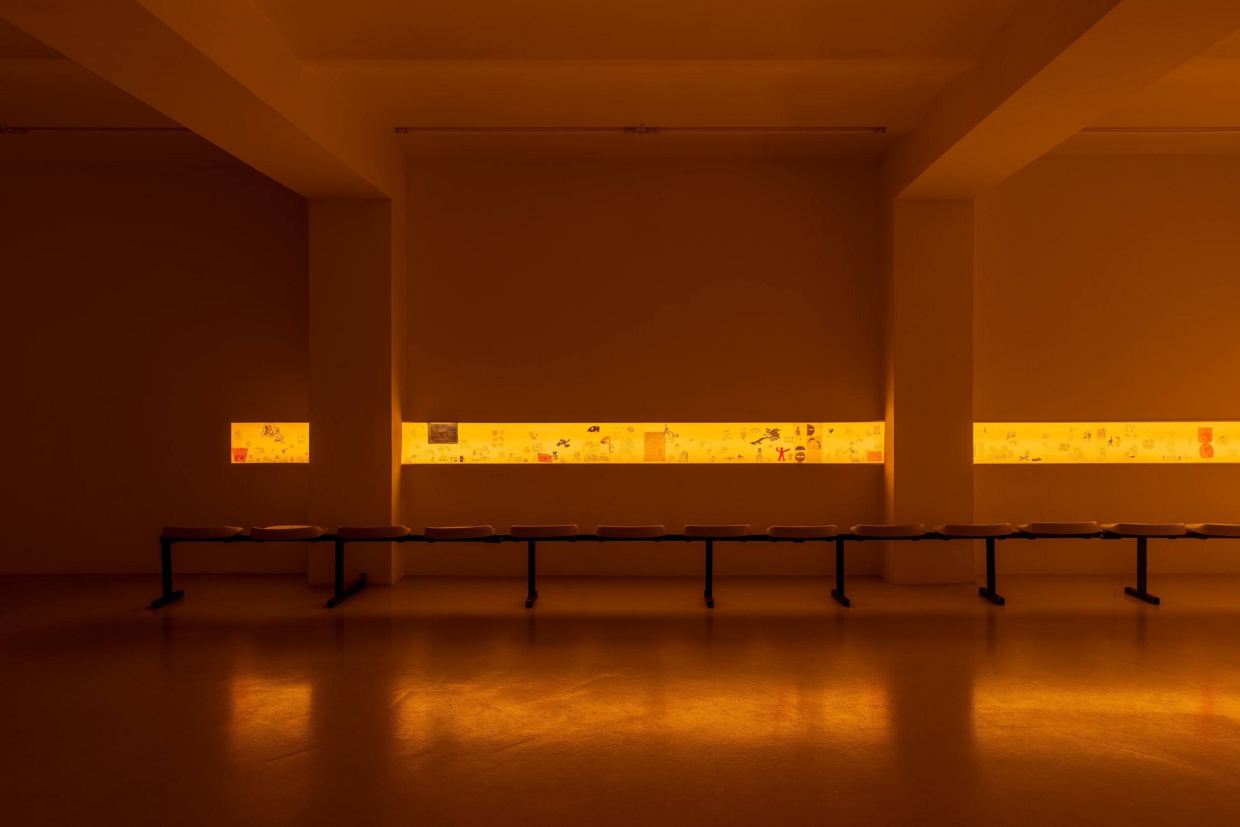 Exhibition view, Gallery of failure or museum of trying, Miki Tkacz at Galeria Skala.