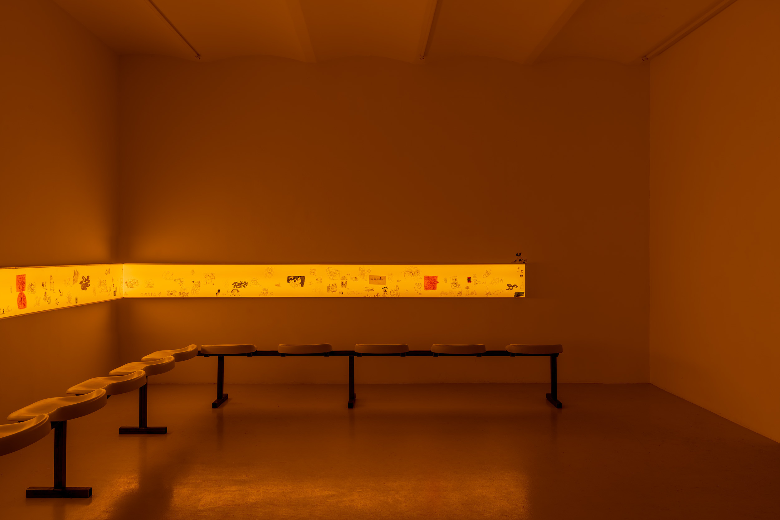 Exhibition view, Gallery of failure or museum of trying, Miki Tkacz at Galeria Skala.