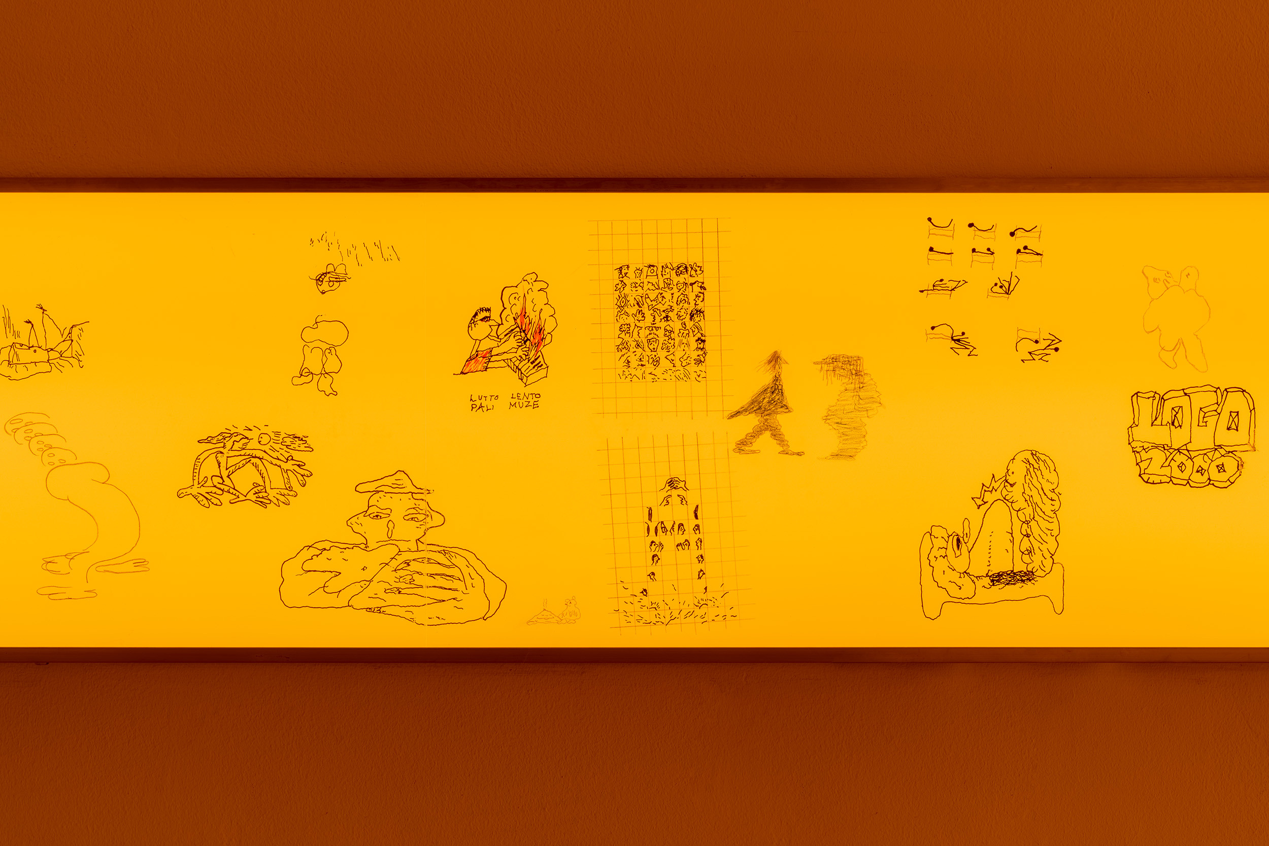 Exhibition view, Gallery of failure or museum of trying, Miki Tkacz at Galeria Skala.