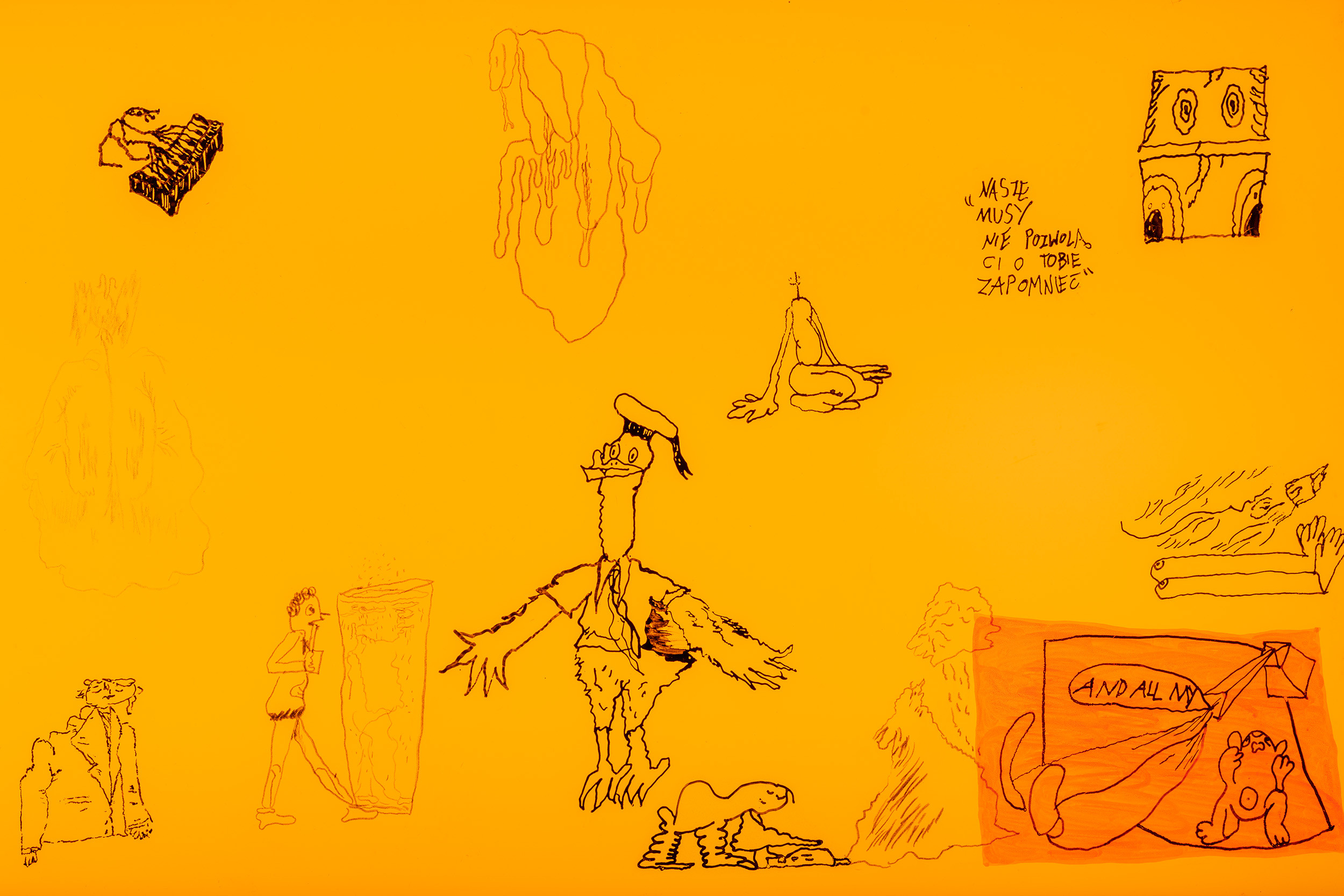 Exhibition view, Gallery of failure or museum of trying, Miki Tkacz at Galeria Skala.