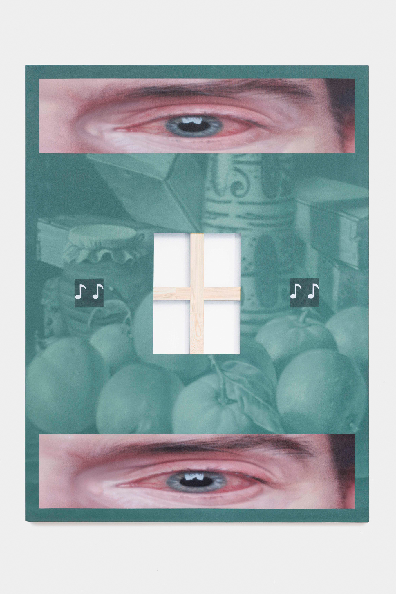 Background Music (2025). Acrylic on canvas. 120 x 160 cm