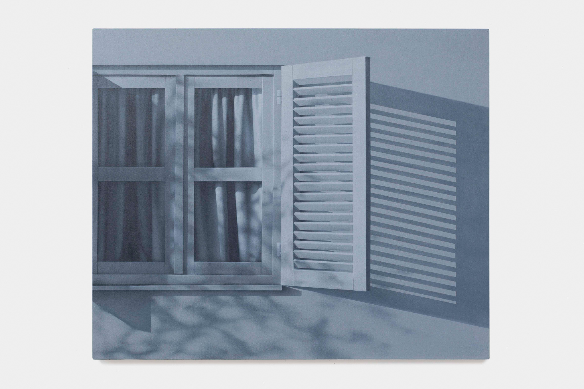 Window Mallorca (2025) Acrylic on canvas. 100 x 120 cm