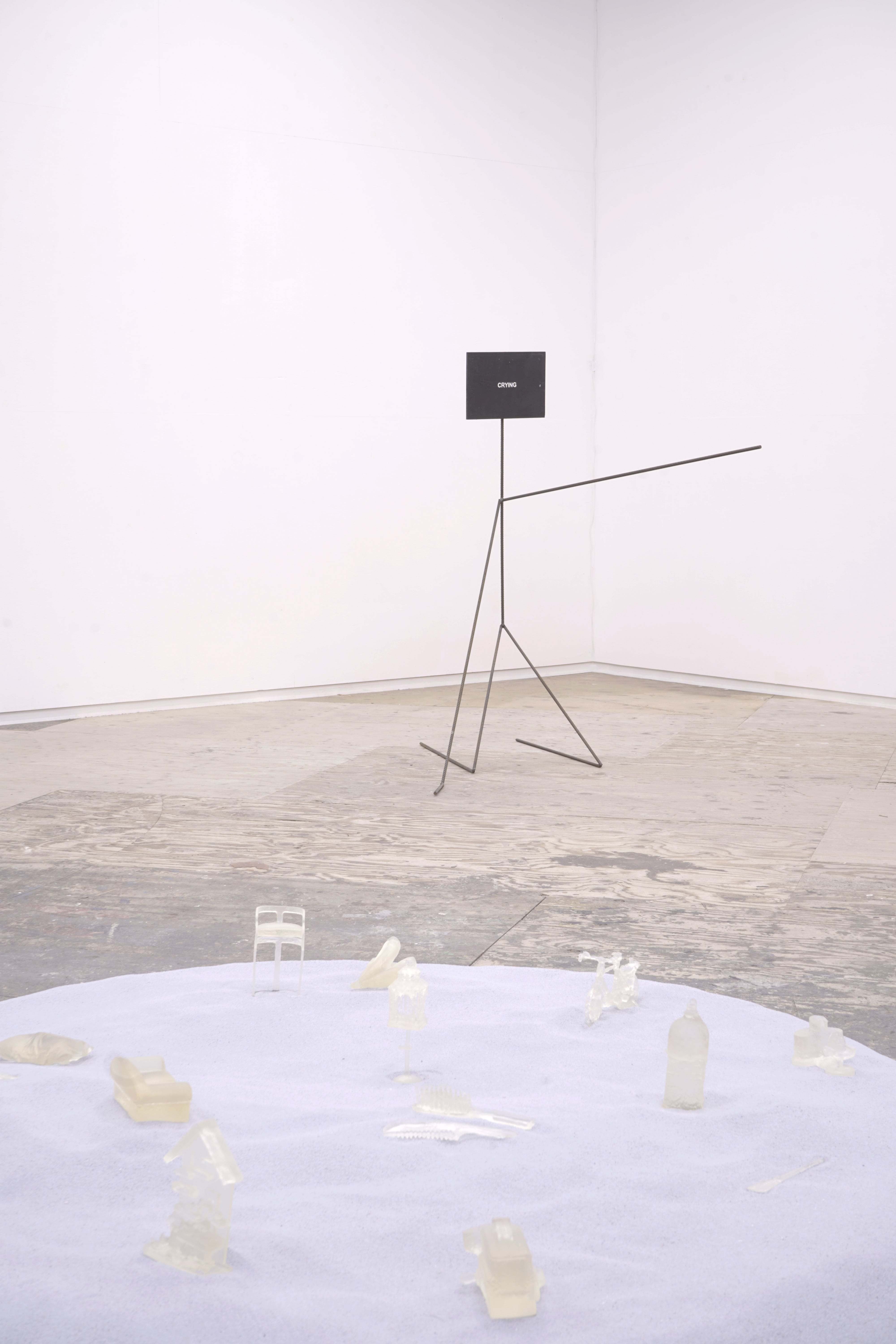 Metal Man - Talking About Art (2015) by Laure Prouvost