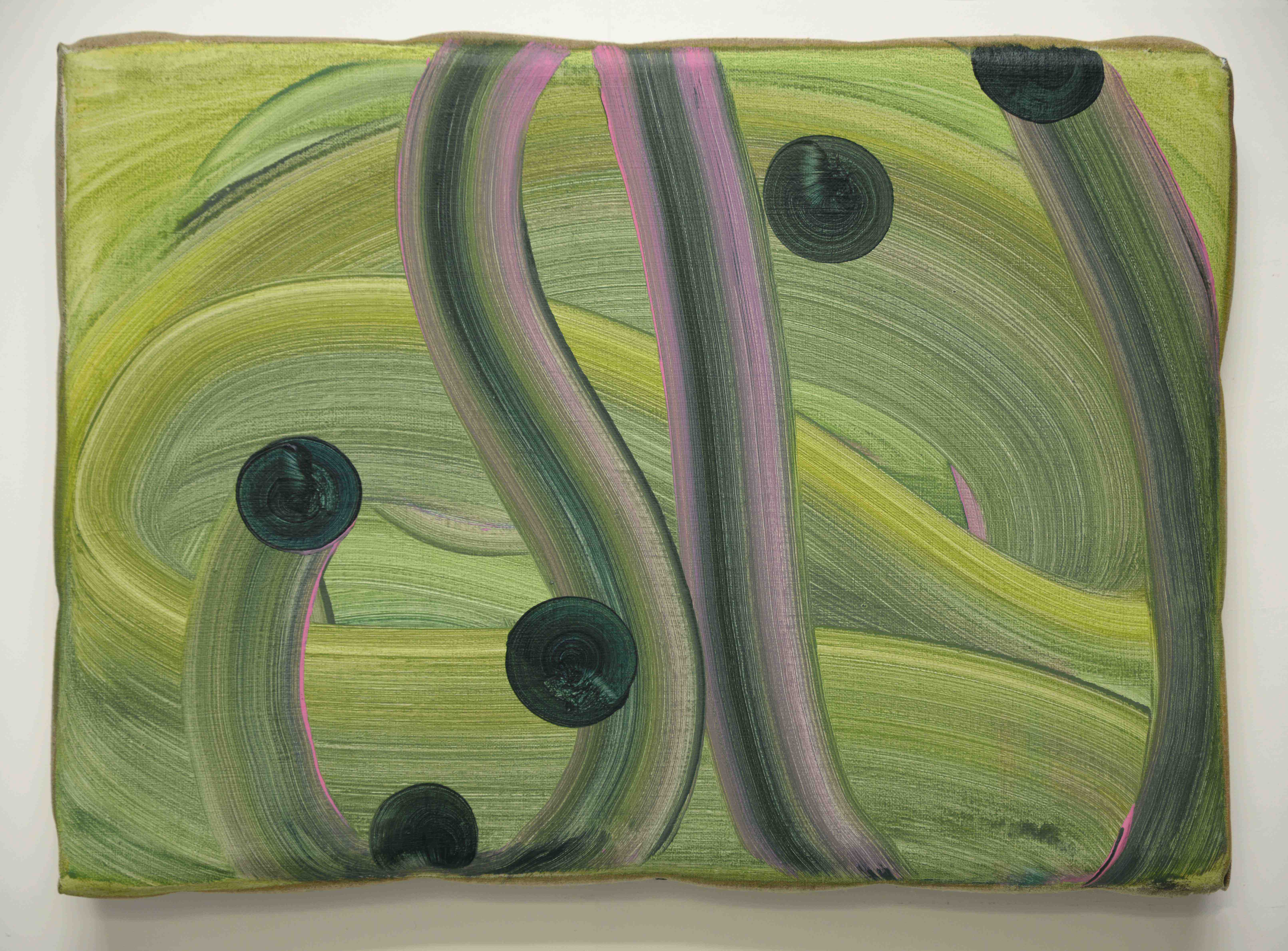 SANDER VAN DEURZEN Slitter, 2025 Acrylicpaint on canvas 36 x 55 cm
