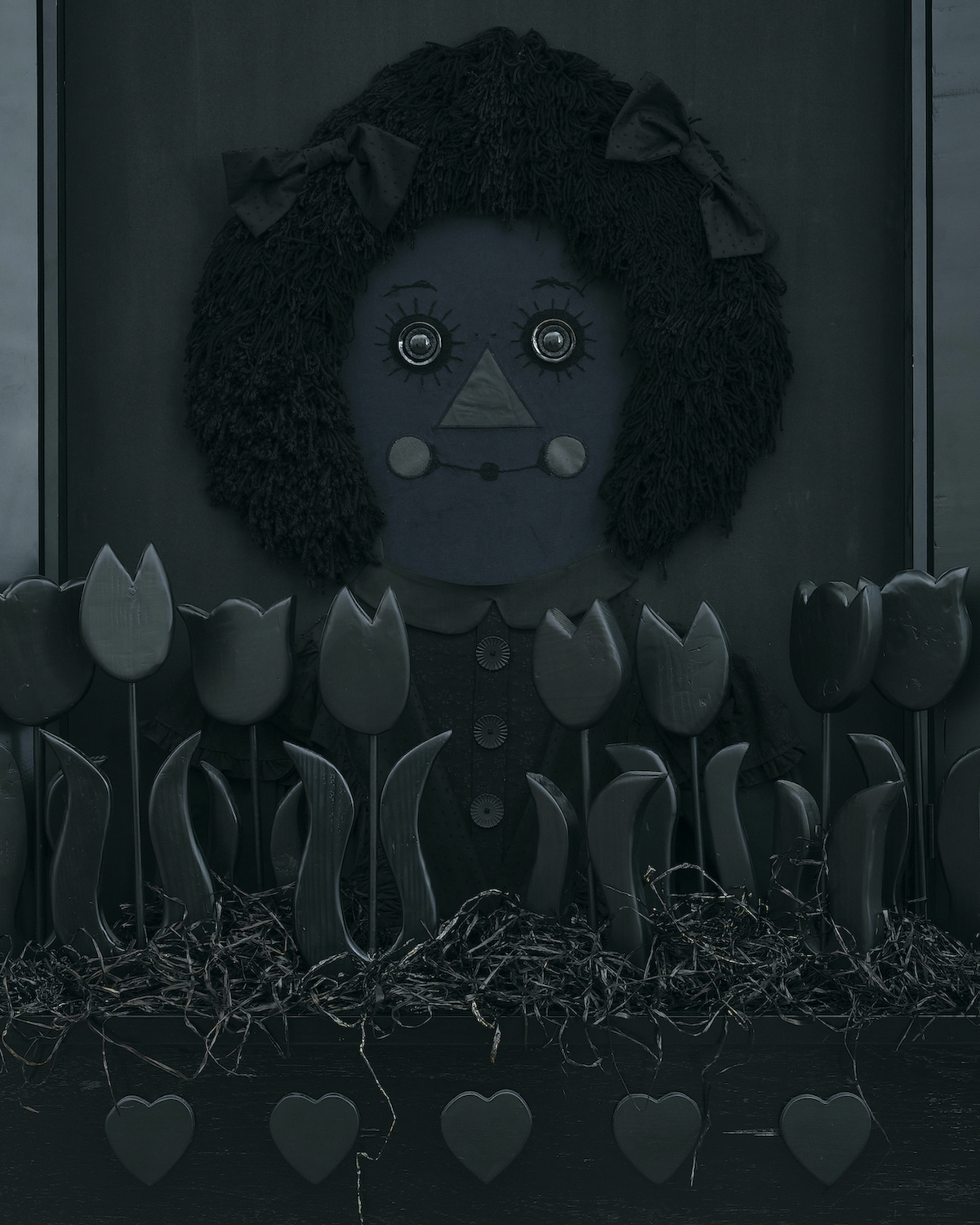 Jason Yates, Iâll be Right Here, 2017 Mixed media 78 x 78 x 18 inches