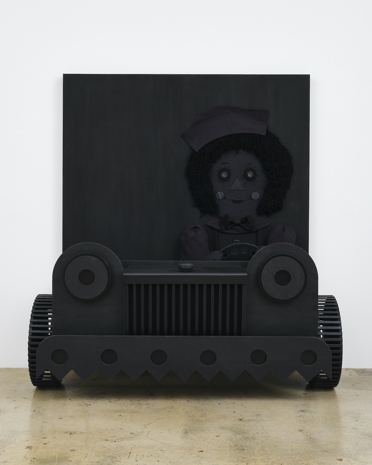 Jason Yates, Uneasy Feeling by My Side, 2017 Mixed media 88 x 86 x 36 inches