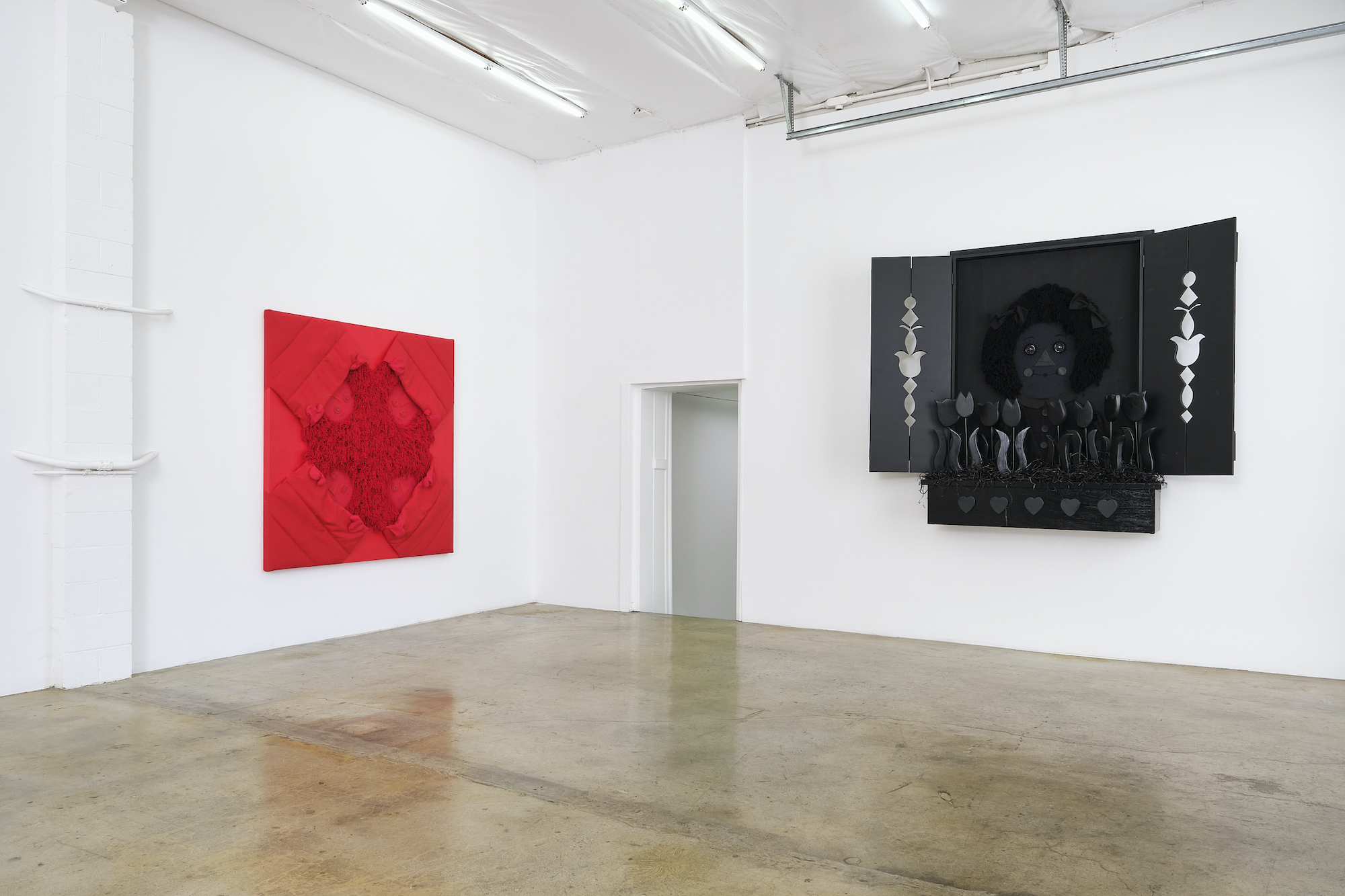 Installation view of Jason Yates' solo exhibition "Hurts to Walk"