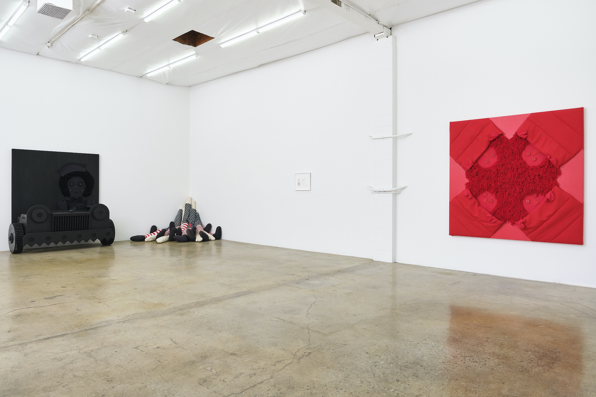 Installation view of Jason Yates' solo exhibition "Hurts to Walk"