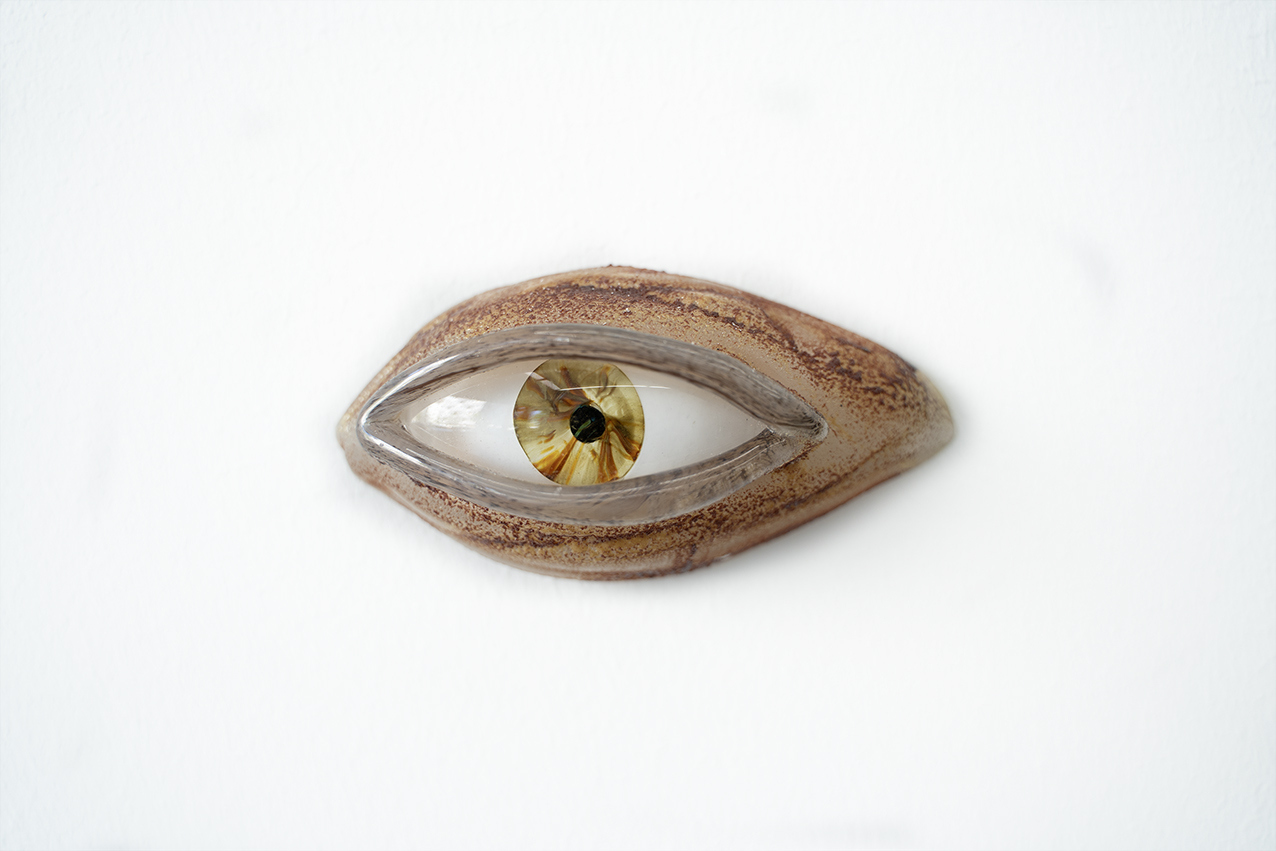 Seed Eye, 2025 Glass object, mouth-blown, Production Cirva Marseille, 12 × 6 × 4 cm