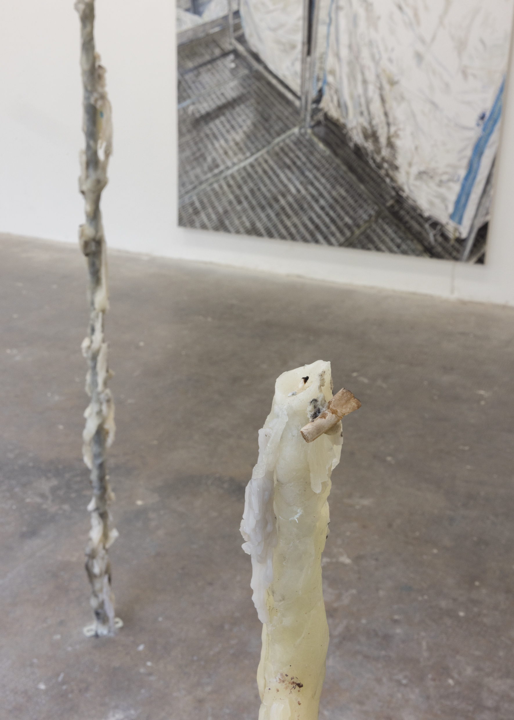 Exhibition view « mondayâs ghost » at WallStreet, Fribourg, 2025 / Photo: Julie Folly / Courtesy: the artists and WallStreet