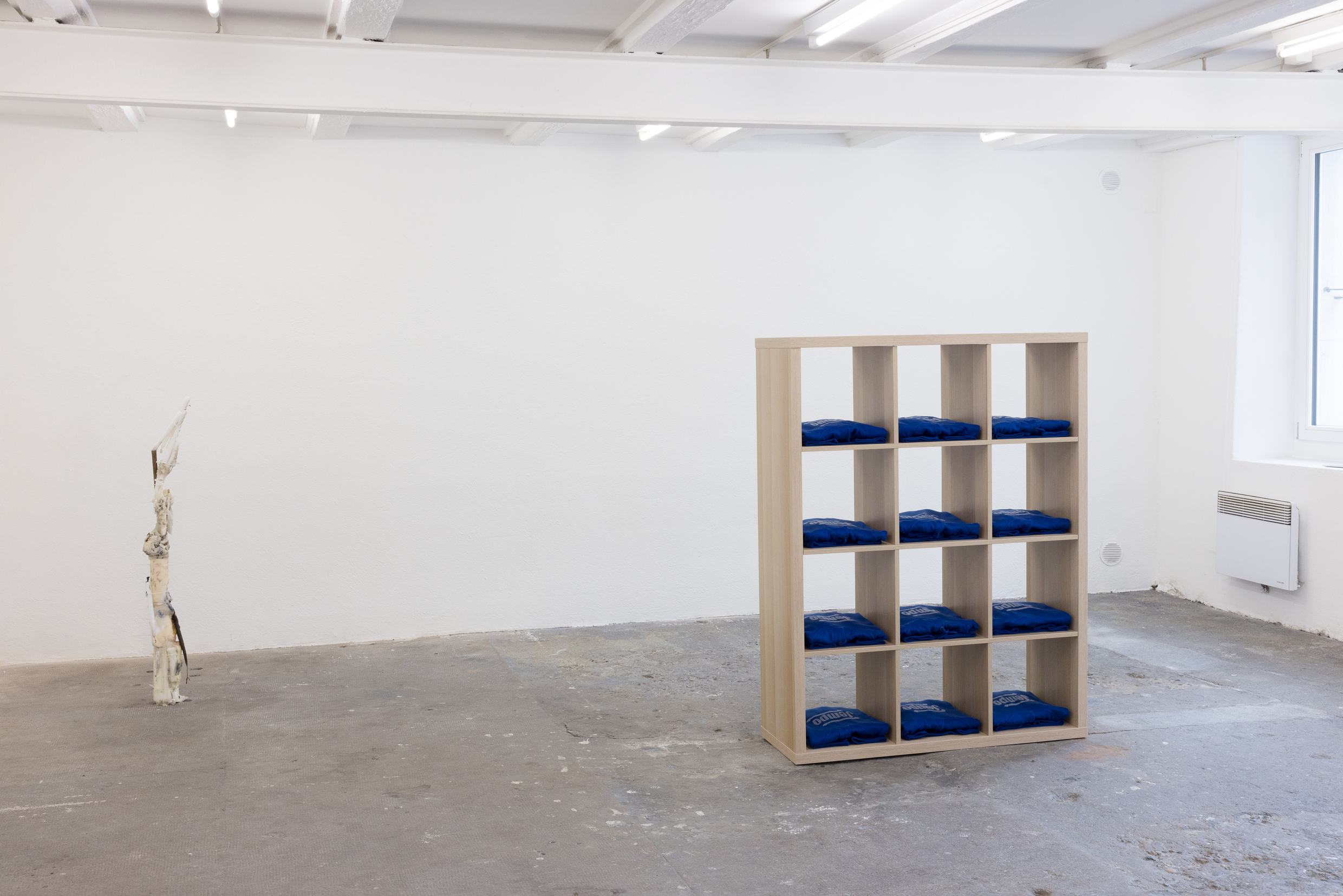 Exhibition view « mondayâs ghost » at WallStreet, Fribourg, 2025 / Photo: Julie Folly / Courtesy: the artists and WallStreet