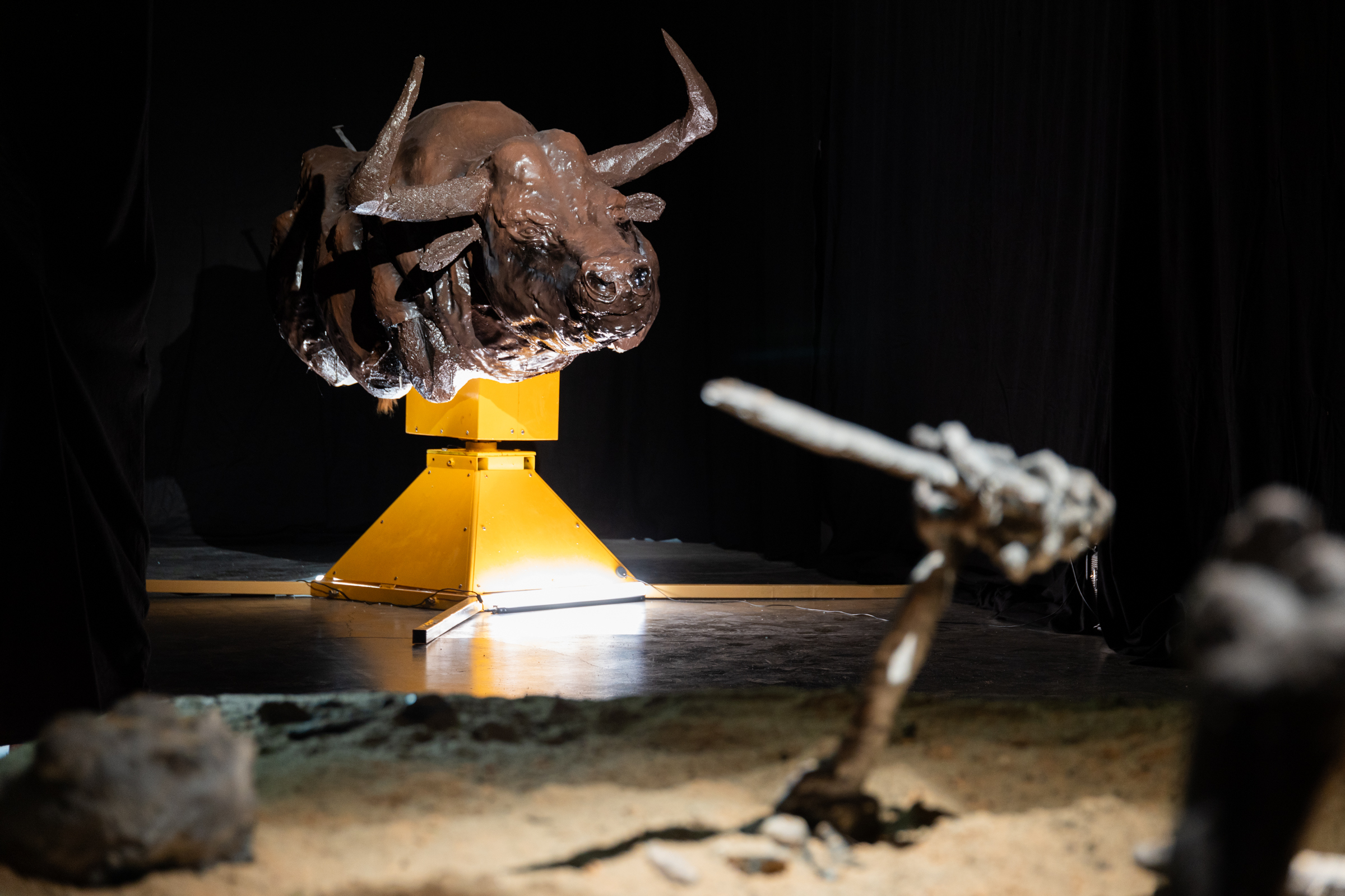 Exhibition view of âThe House of Asterionâ, 2025. Photo: Jane Treima