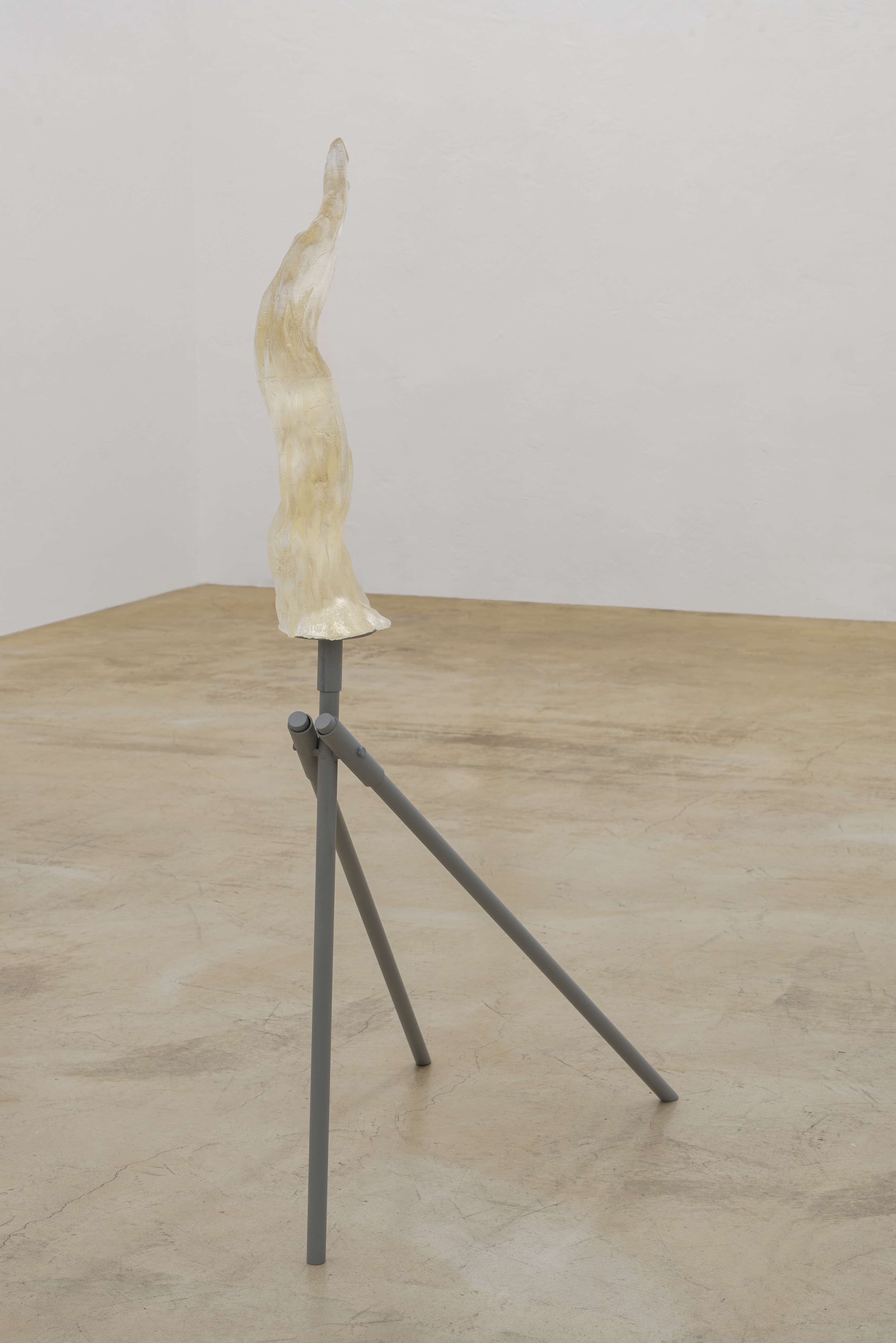 Matteo Nasini, Wild combination, 2025 Resin, iron and enamel, 37x122x70 cm, d. 13x52 cm