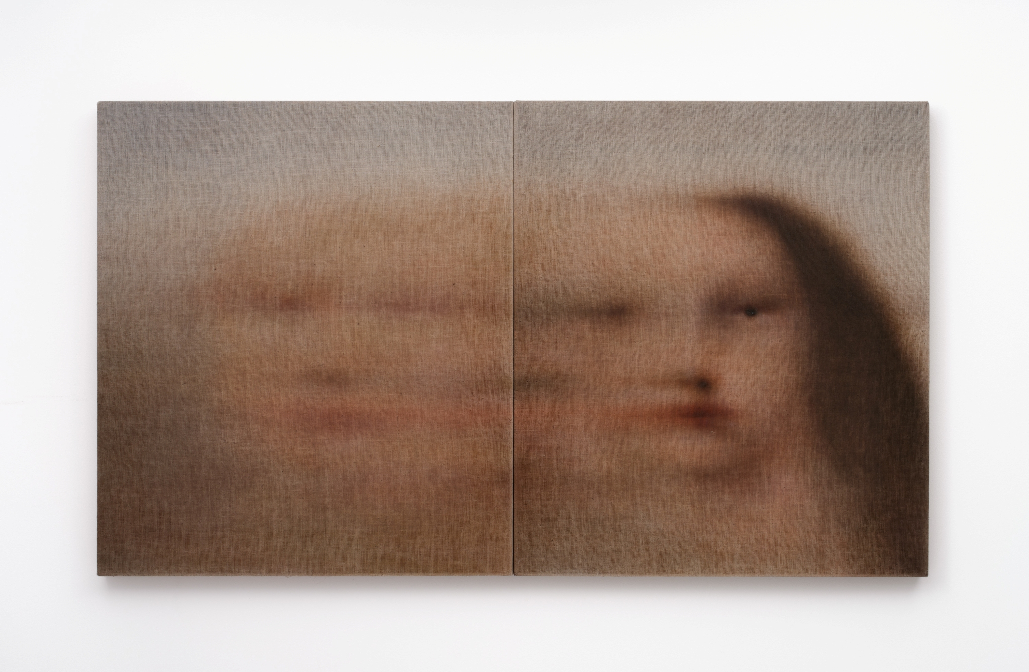 Jędrzej Bieńko, „Untitled”, 2025, acrylic on canvas, 80 x 140 cm