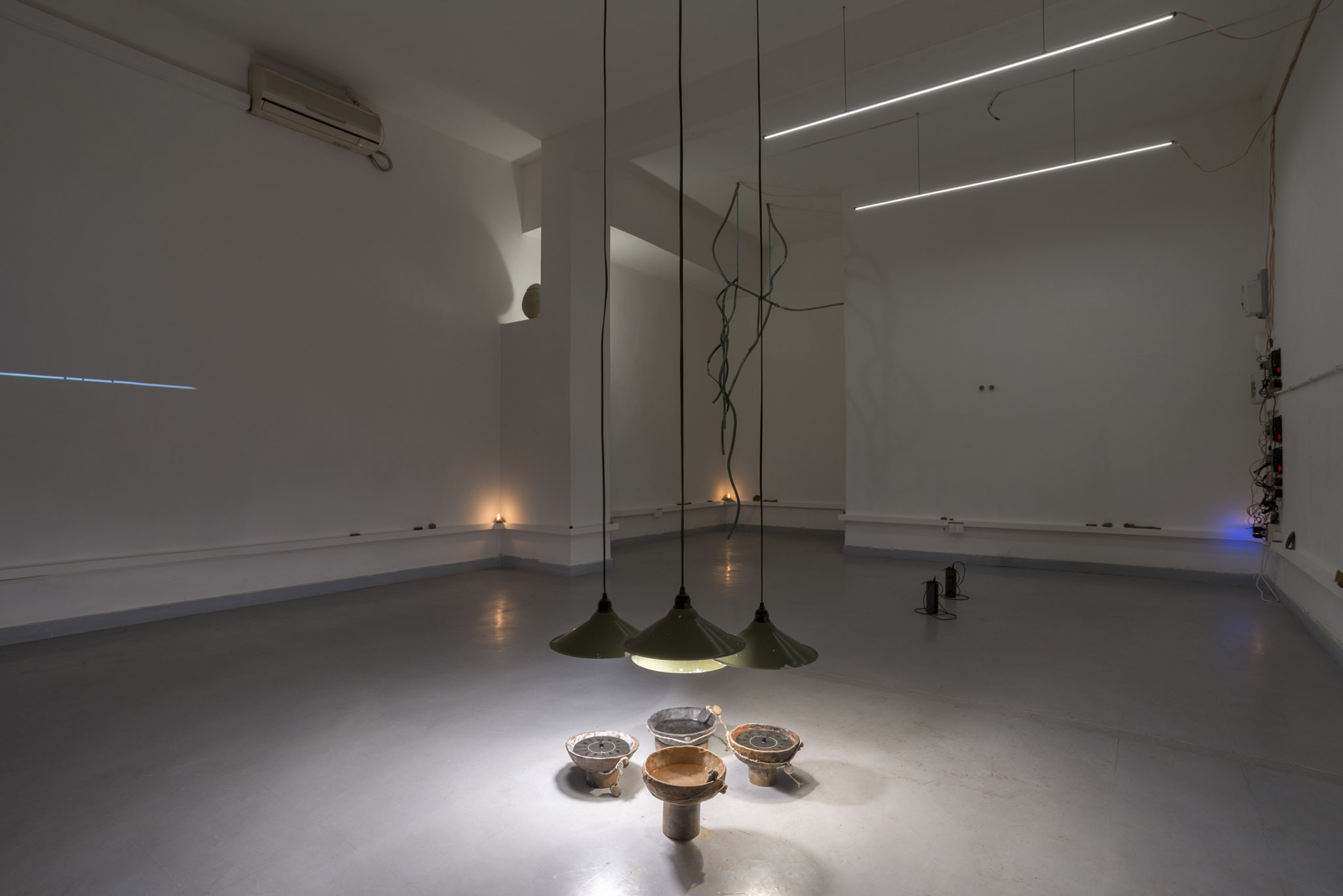 Slaked in curved light, 2025, exhibition view, Lateral Roma, Rome, IT