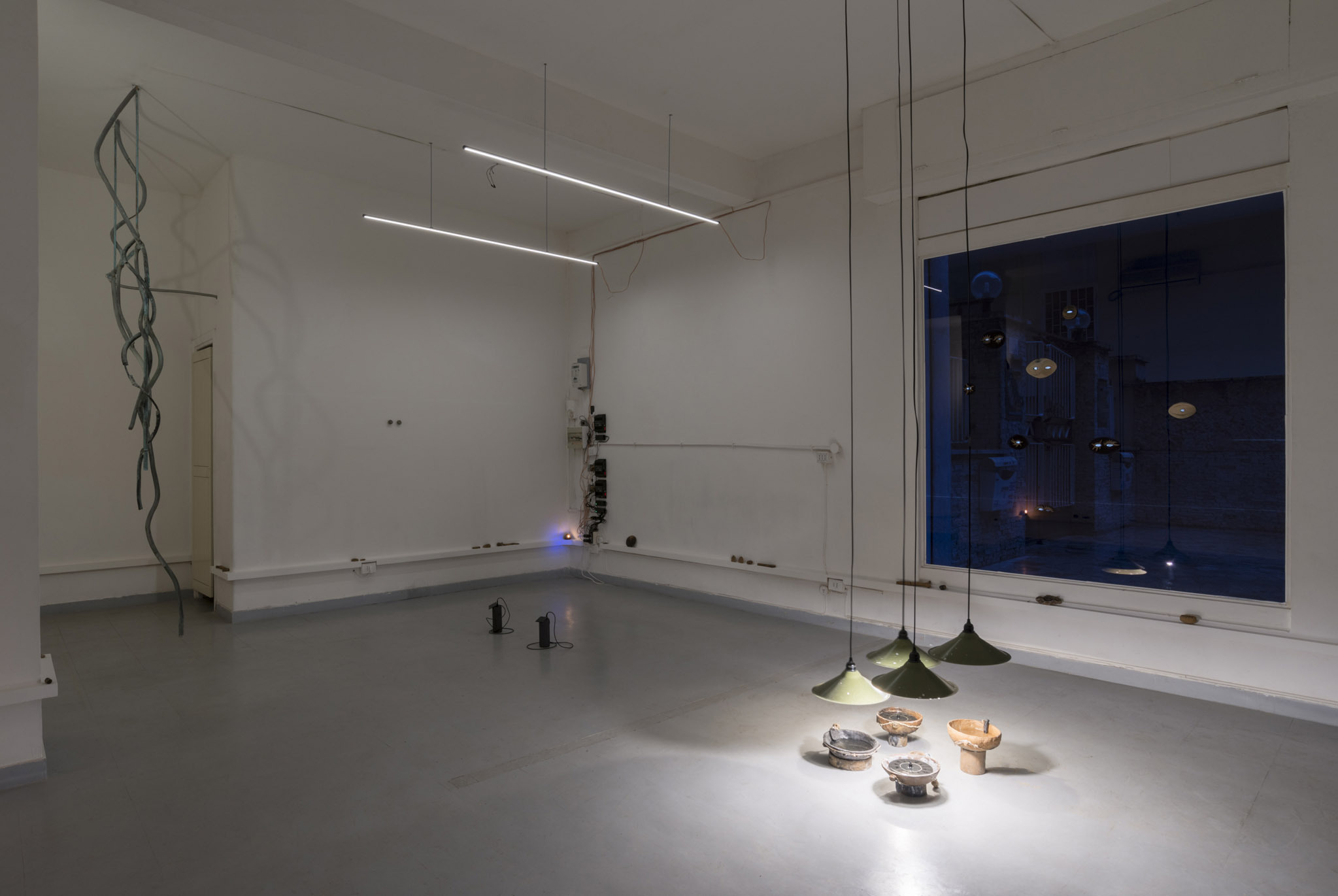 Slaked in curved light, 2025, exhibition view, Lateral Roma, Rome, IT