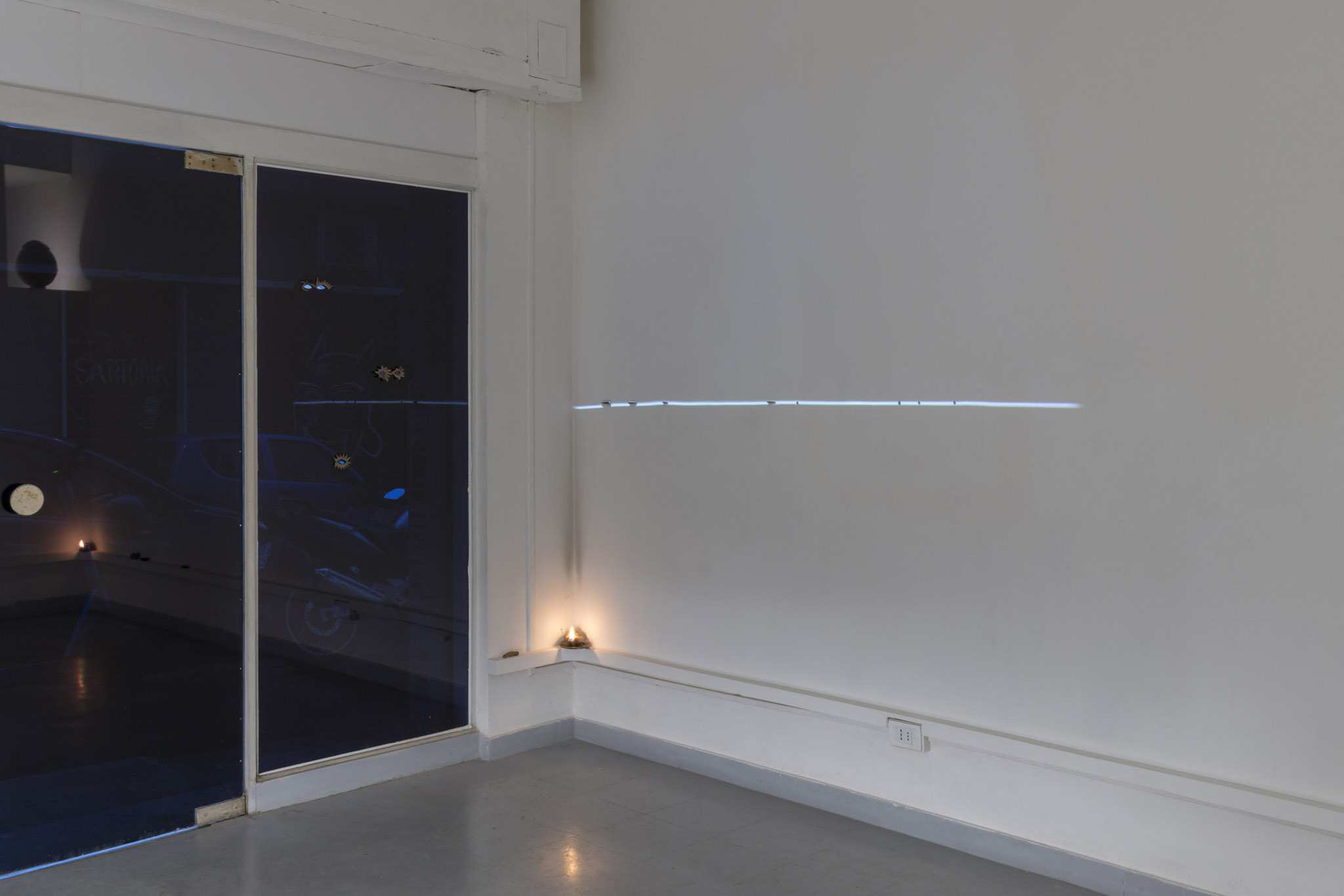 Slaked in curved light, 2025, exhibition view, Lateral Roma, Rome, IT