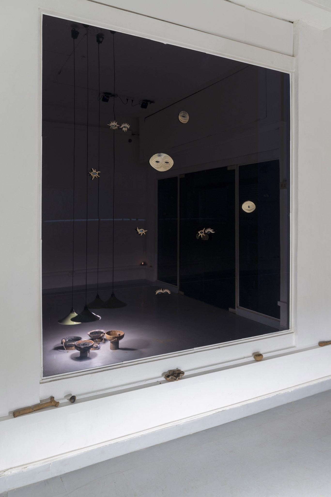 Slaked in curved light, 2025, exhibition view, Lateral Roma, Rome, IT