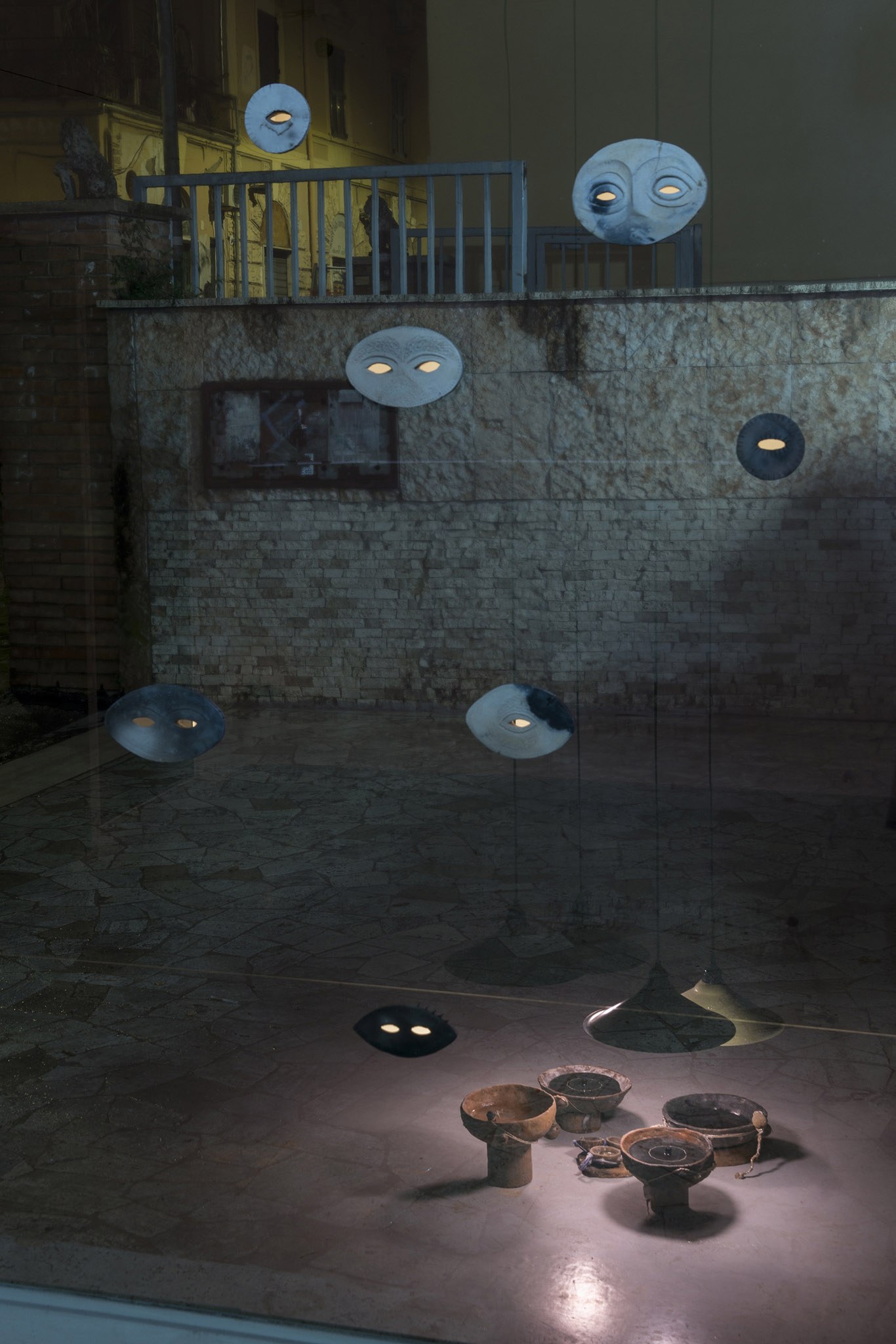 Slaked in curved light, 2025, exhibition view, Lateral Roma, Rome, IT
