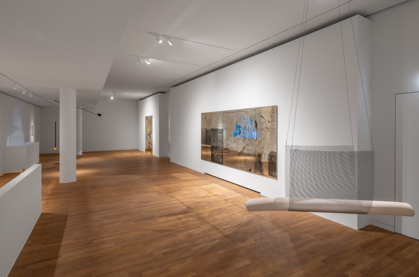 KATINKA BOCK / NICK MAUSS â RESONANCE Exhibition view at Espace Louis Vuitton MĂŒnchen (2025) © Katinka Bock Courtesy of the artist and Fondation Louis © Nick Mauss Courtesy of the artist and Fondation Louis Vuitton