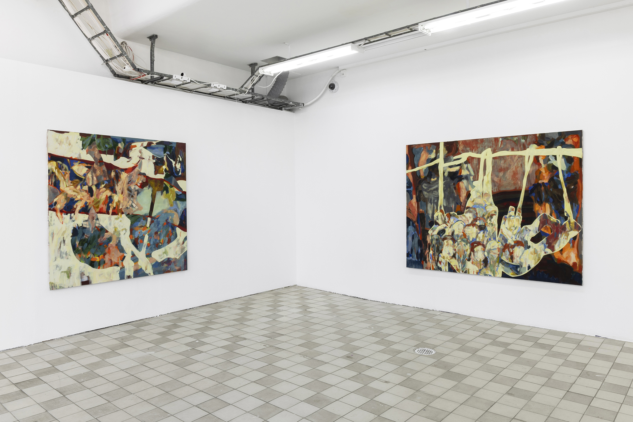 Installation view, Nina Kintsurashvili and Lasha Kintsurashvili - 'Udabno' at Konsthall C, Stockholm, Swedan, 2025. Photo Credit -Johan Osterholm, Konsthall C