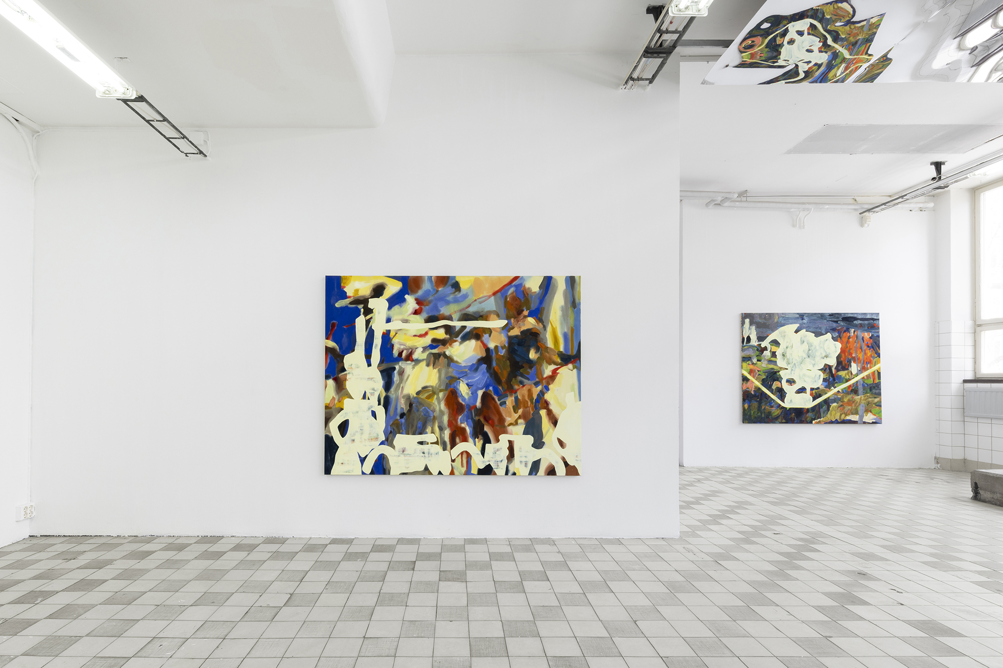 Installation view, Nina Kintsurashvili and Lasha Kintsurashvili - 'Udabno' at Konsthall C, Stockholm, Swedan, 2025. Photo Credit -Johan Osterholm, Konsthall C. Photo Credit - Johan Osterholm, Konsthall C