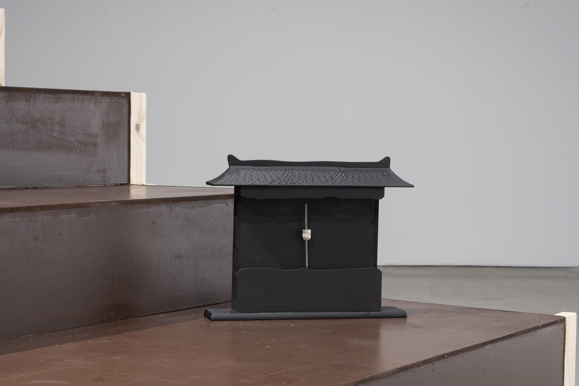Kay Yoon, Detail View of I Eat My Own Tale (When a Dining Table Becomes Theater) (2025)