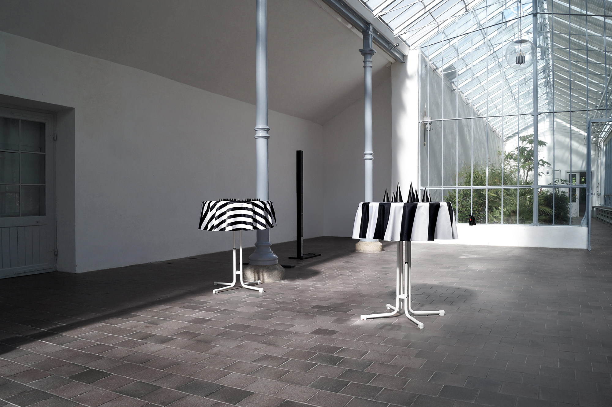 Georg Dahled & Sofiia Yesakova: Vanitous Spectre, exhibition view Iron House, Nymphenburg Palace, Munich, 2025